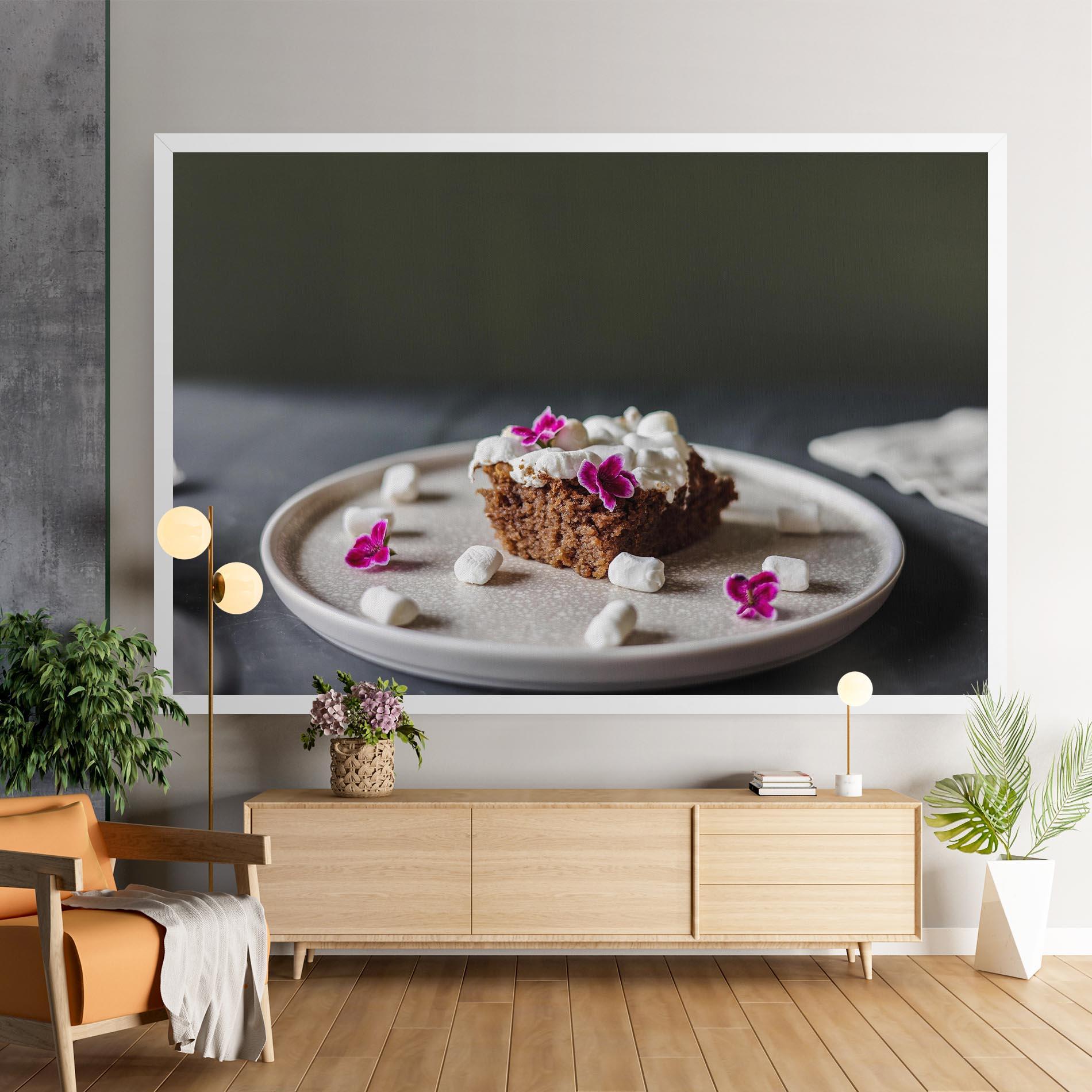 Leinwandbild Marshmallow Cake mockup 9