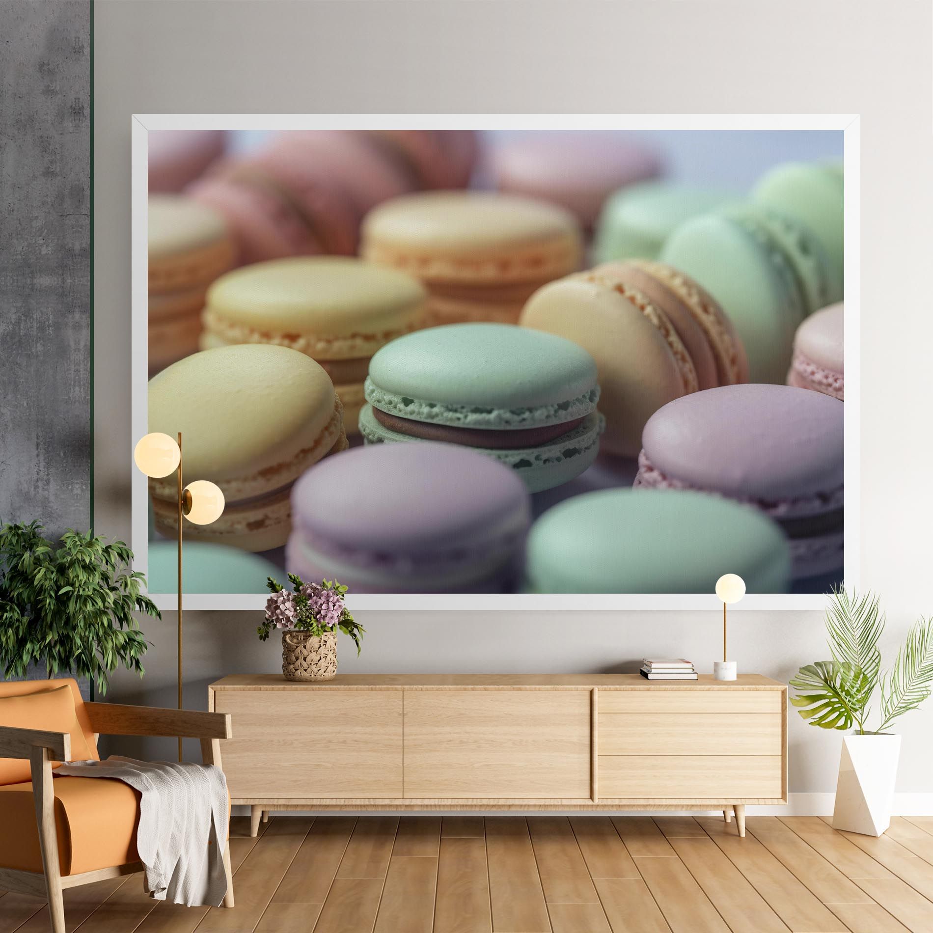 Pastel Macarons mockup 9