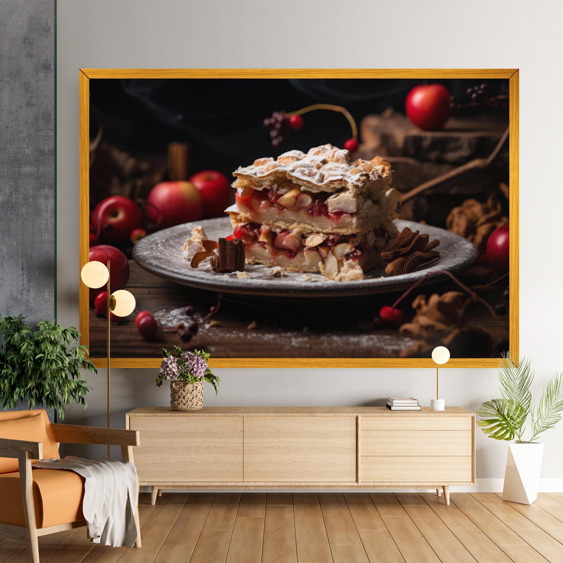 Leinwandbild Apple Cinnamon mockup 9