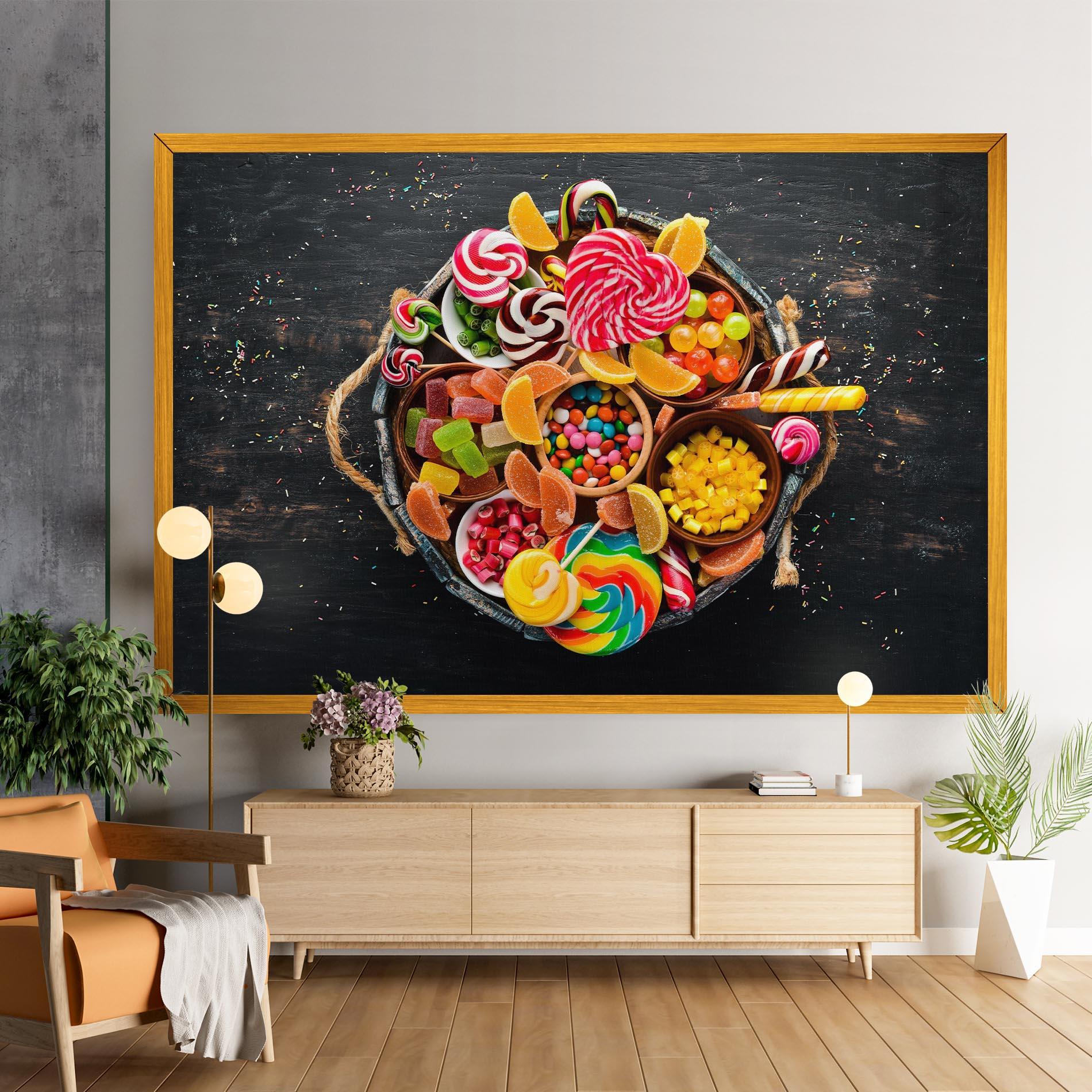 Leinwandbild Colorful Sweets mockup 9