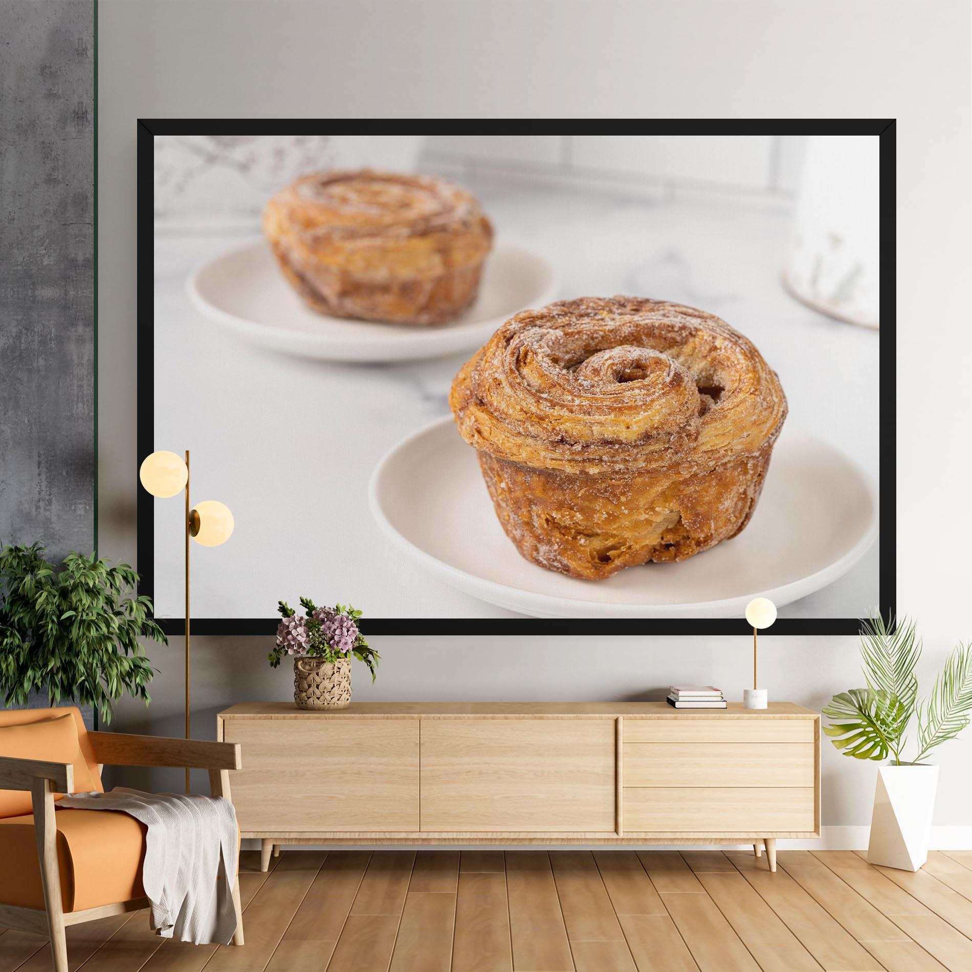 Leinwandbild Cinnamon Roll mockup 9