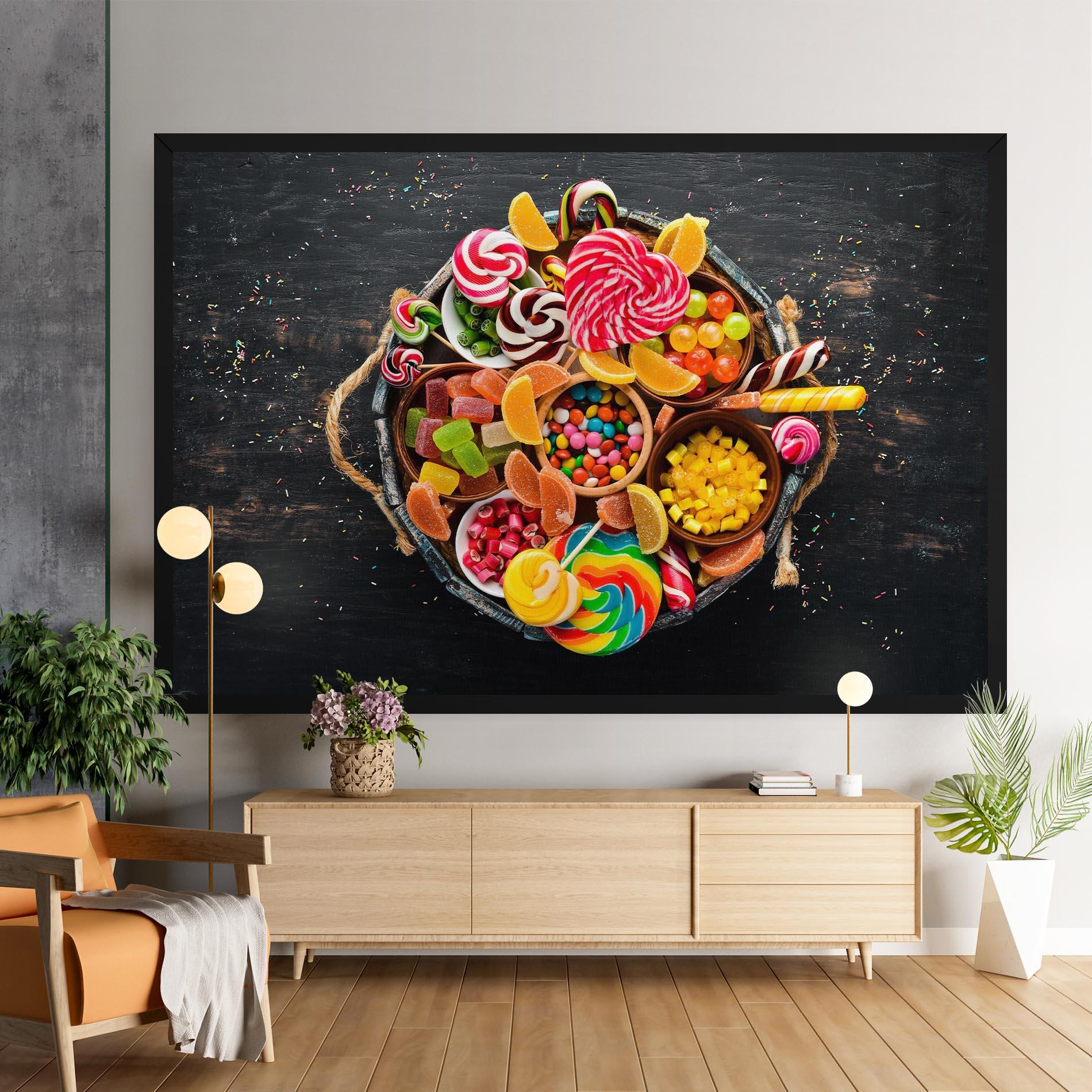 Leinwandbild Colorful Sweets mockup 9
