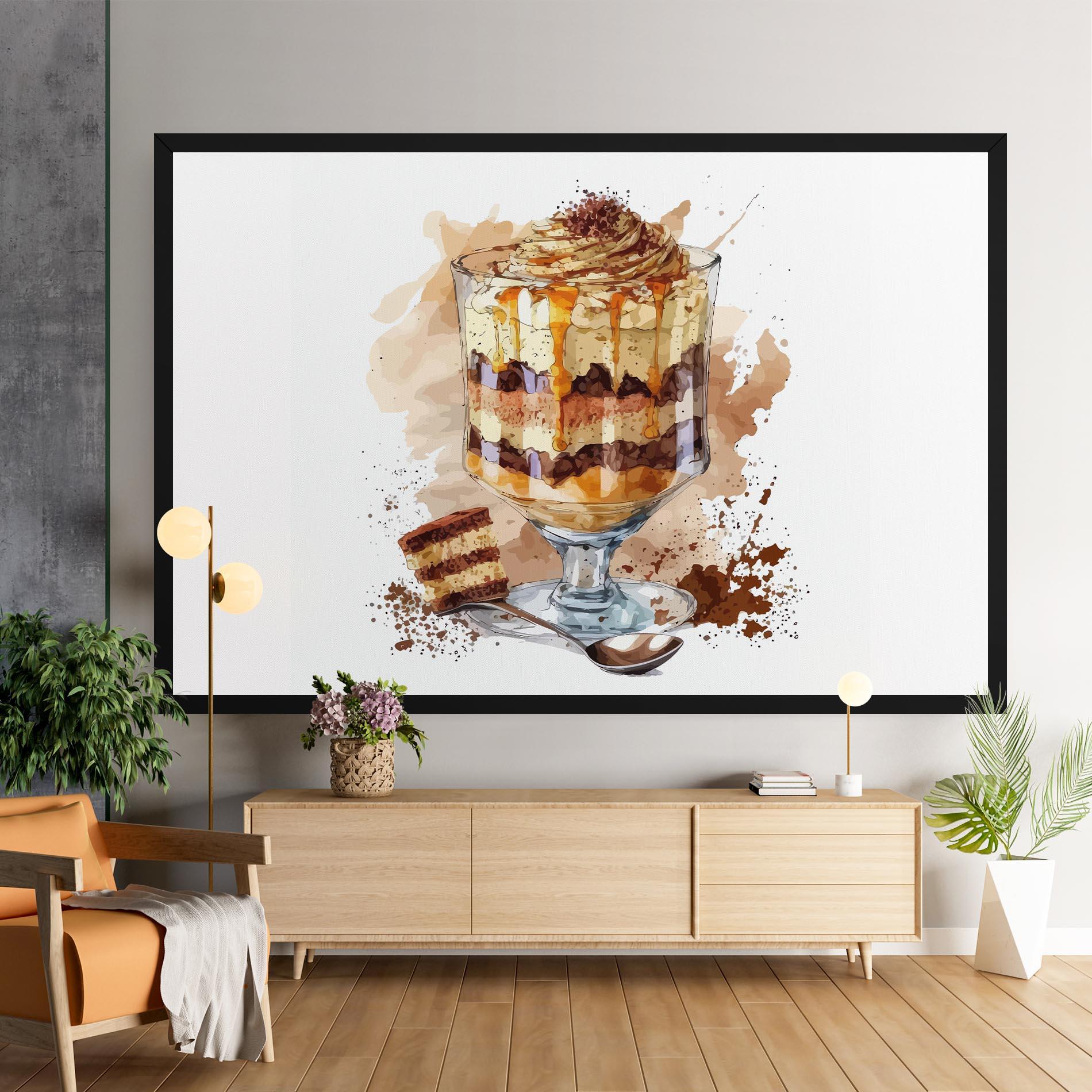 Leinwandbild Cup Dessert mockup 9