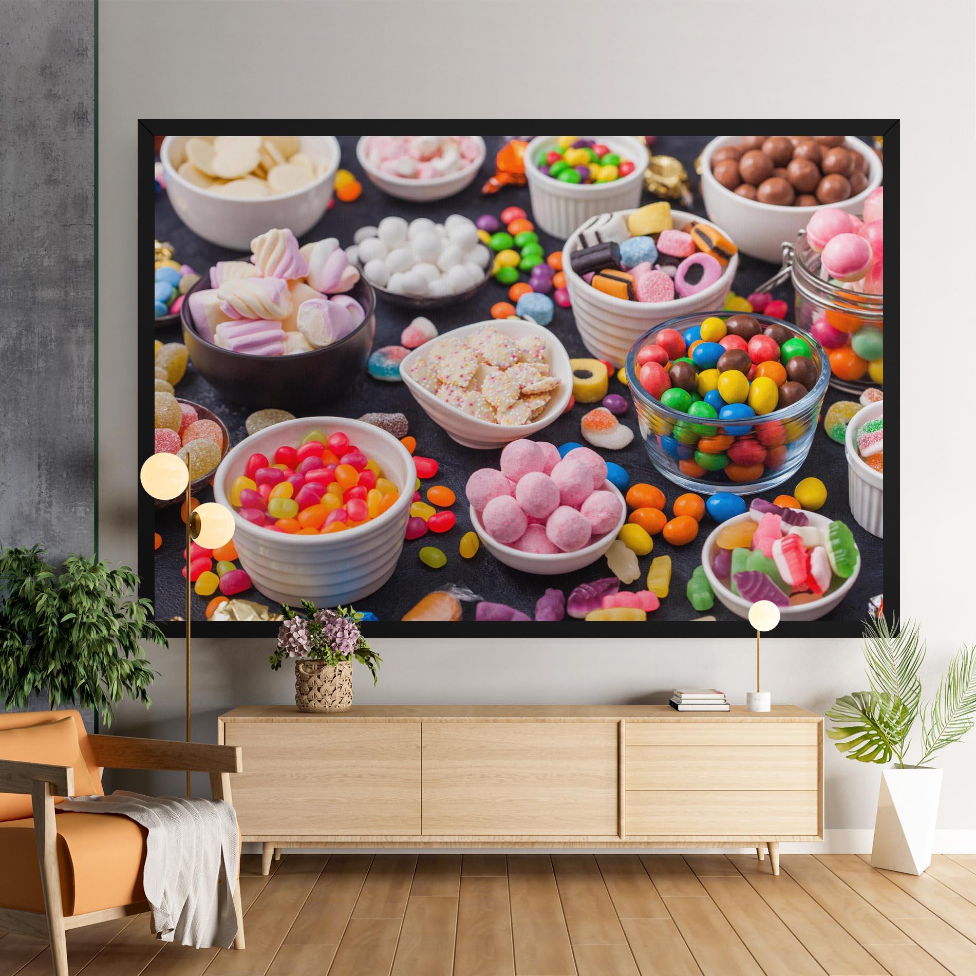Leinwandbild Lollipop Candies mockup 9