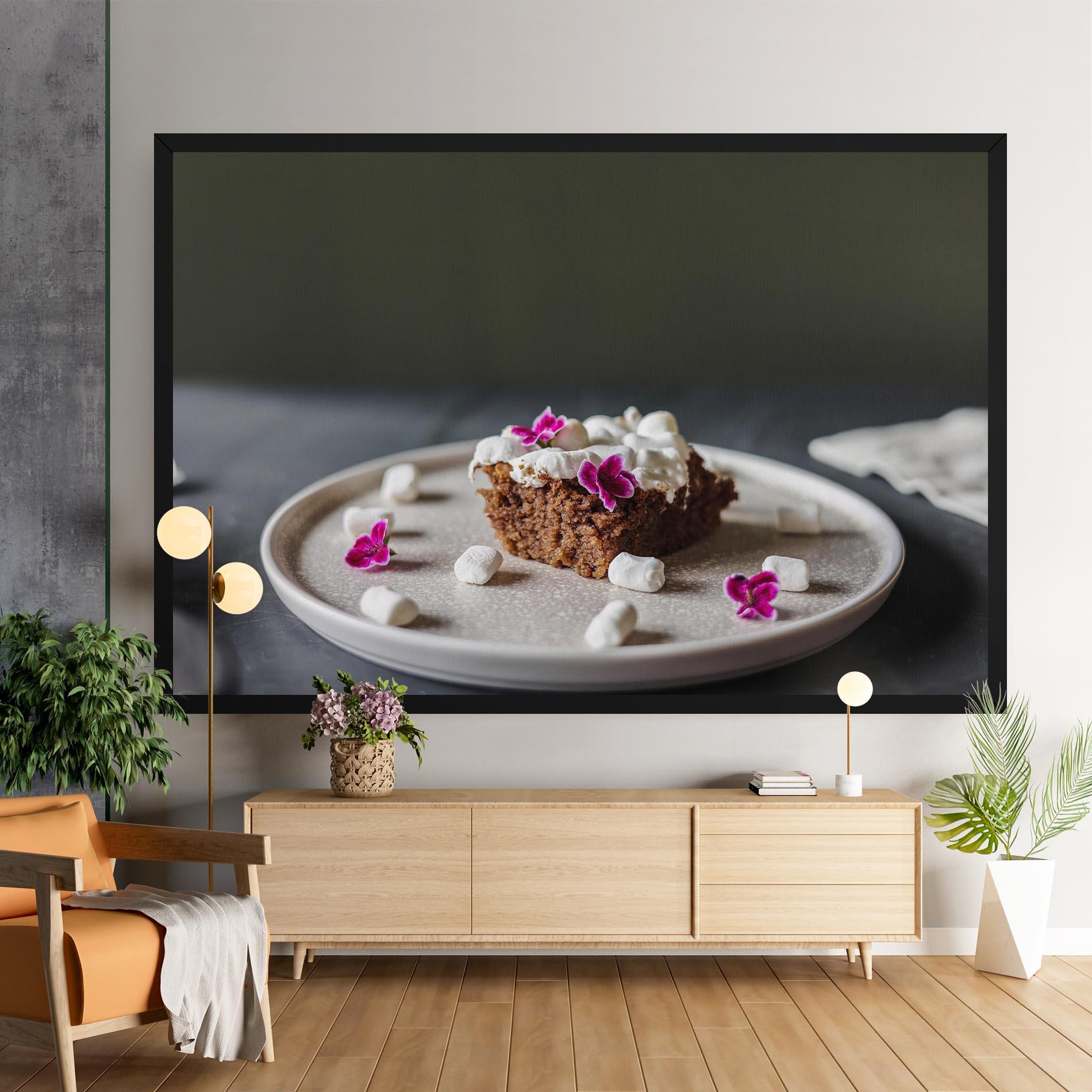 Leinwandbild Marshmallow Cake mockup 9