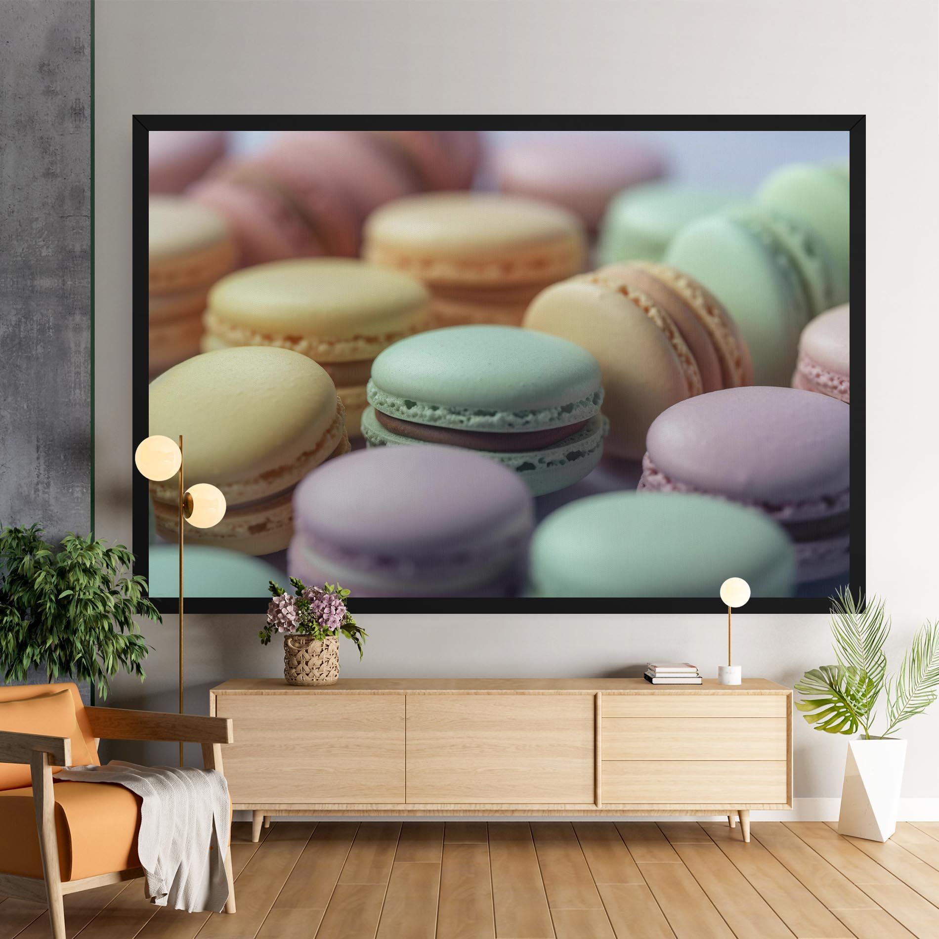 Pastel Macarons mockup 9