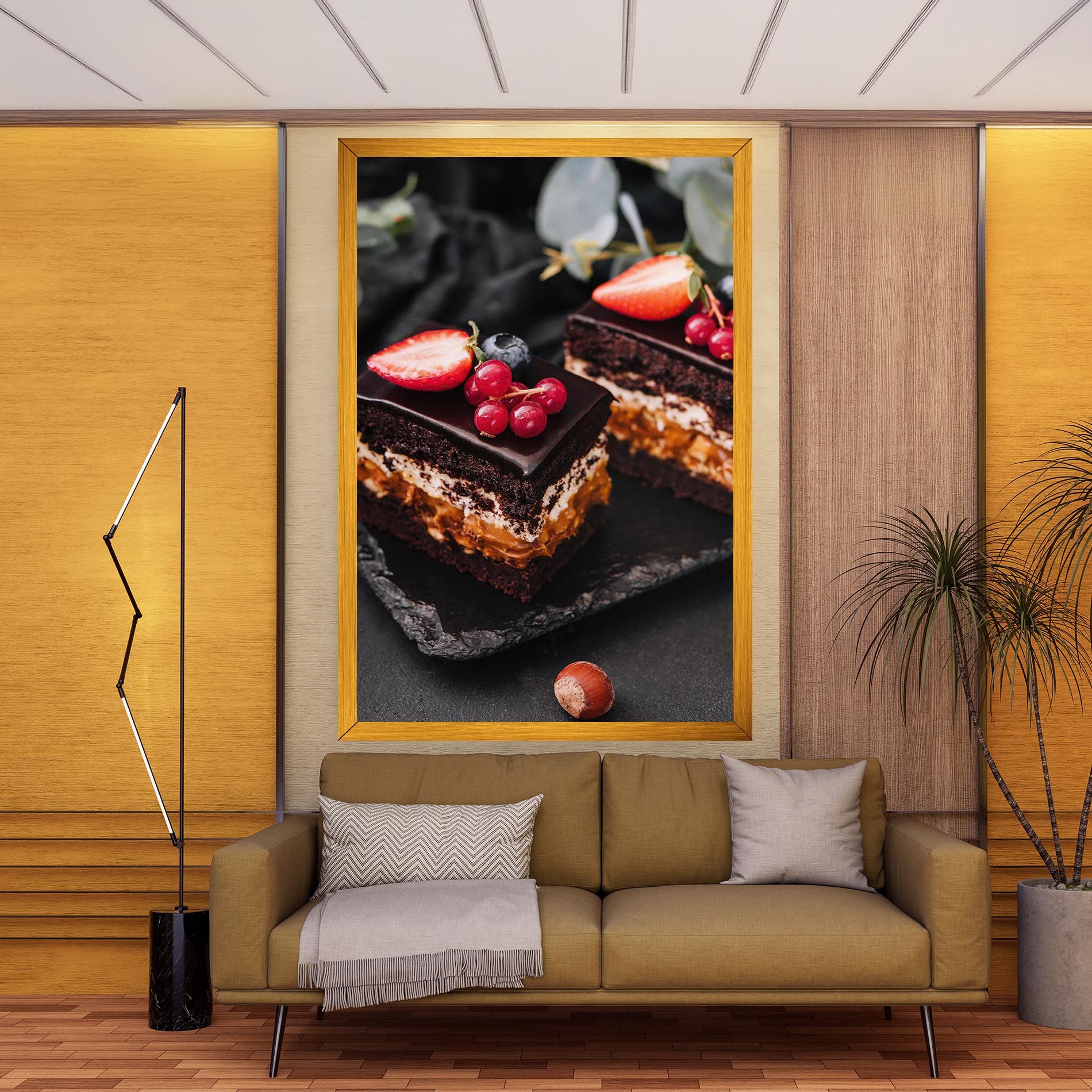 Chocolate Berries Cake mockup 9