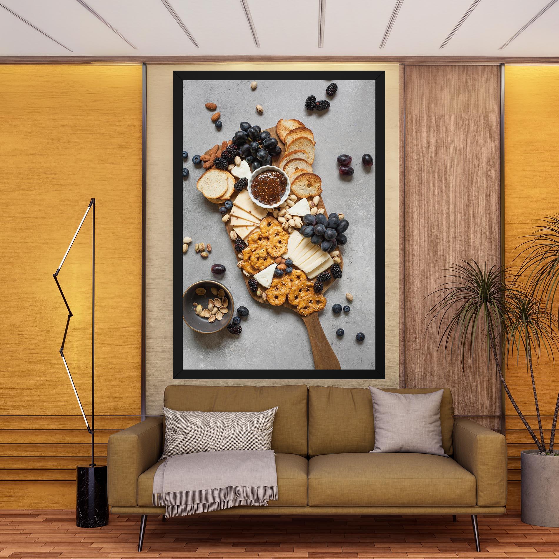 Leinwandbild Appetizers mockup 9