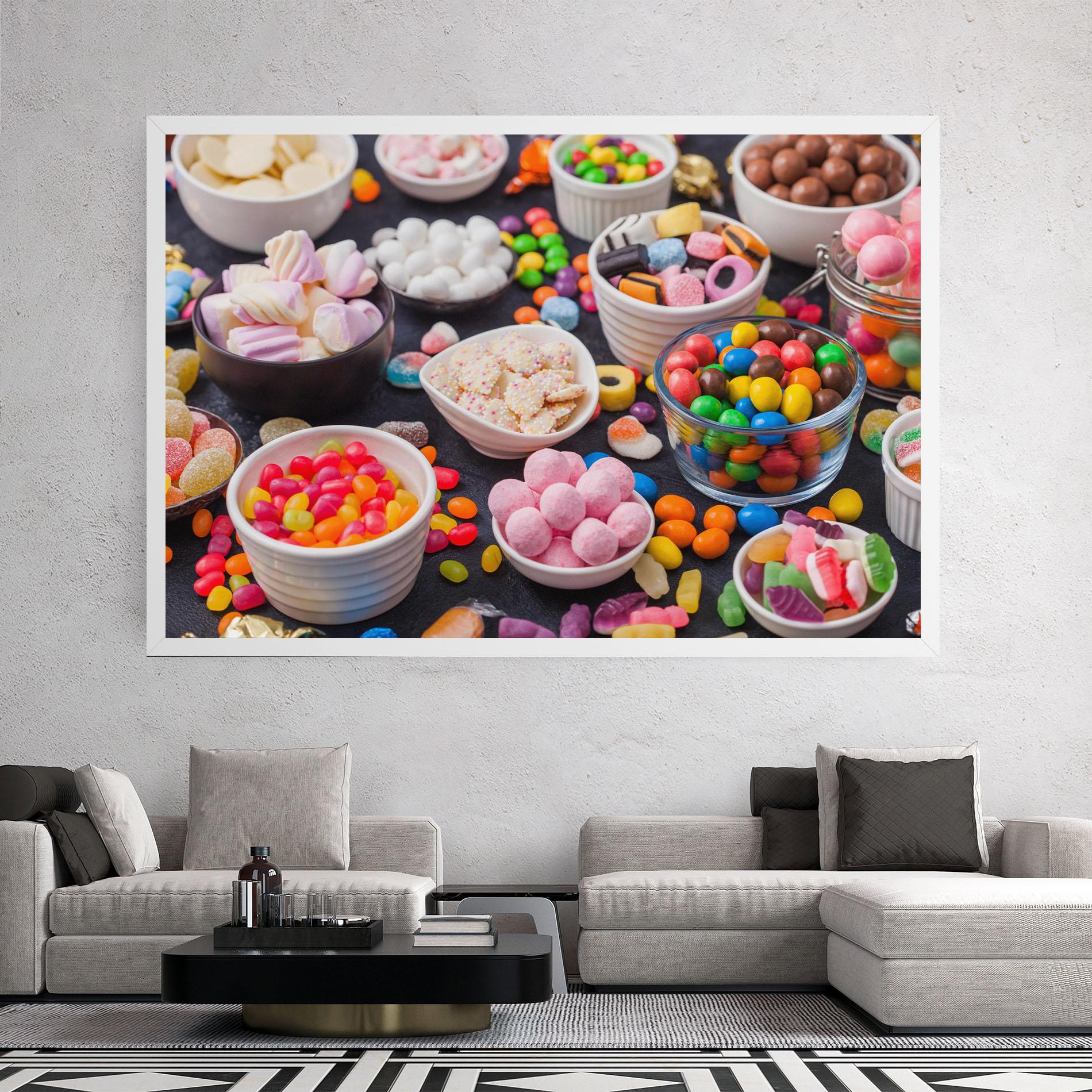 Leinwandbild Lollipop Candies mockup 2