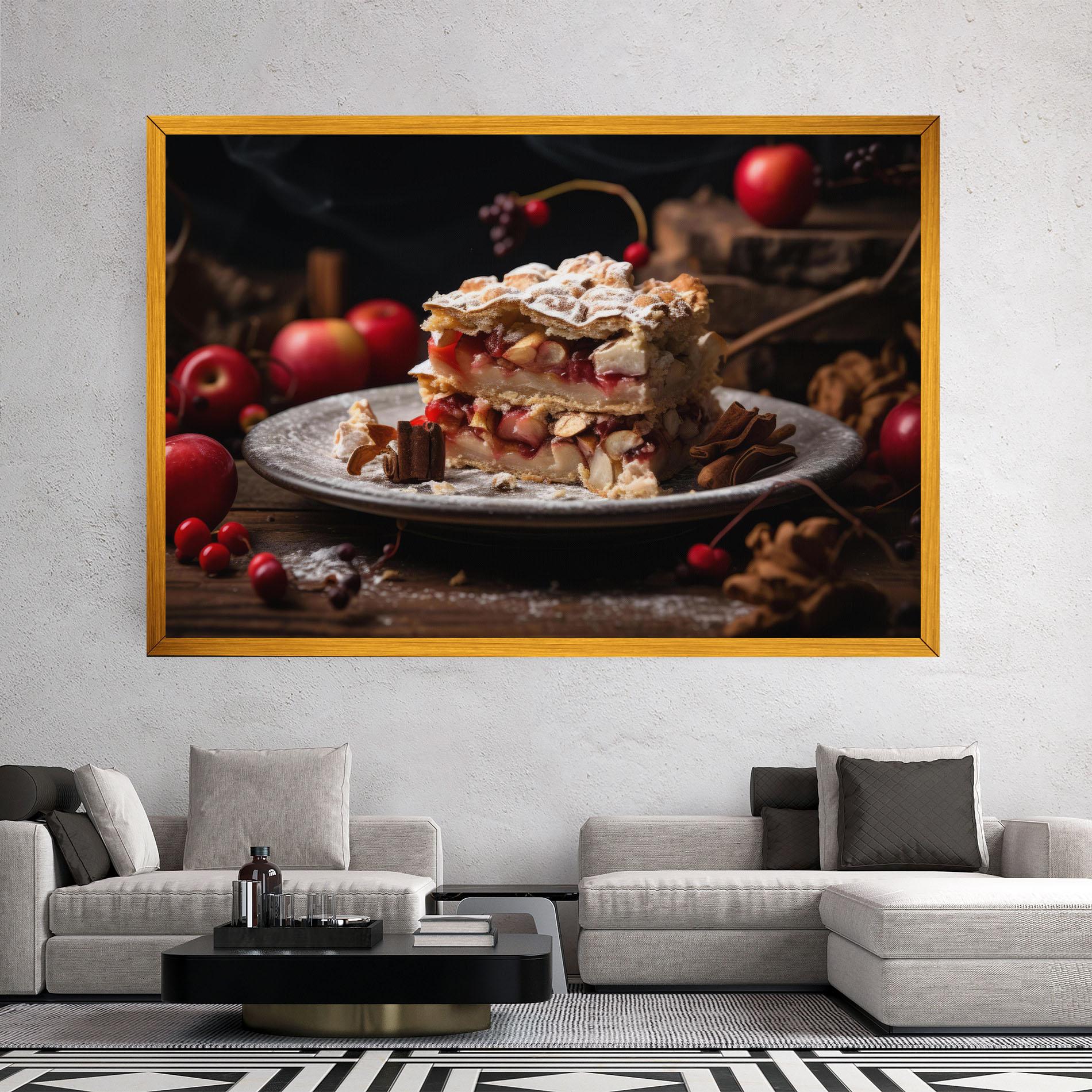 Leinwandbild Apple Cinnamon mockup 2