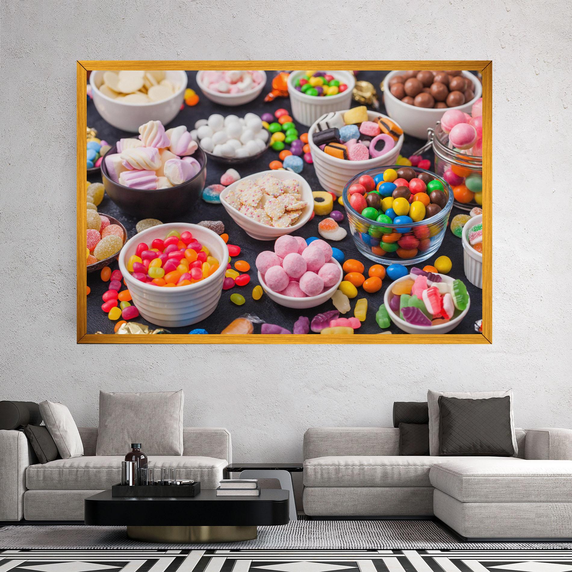 Leinwandbild Lollipop Candies mockup 2