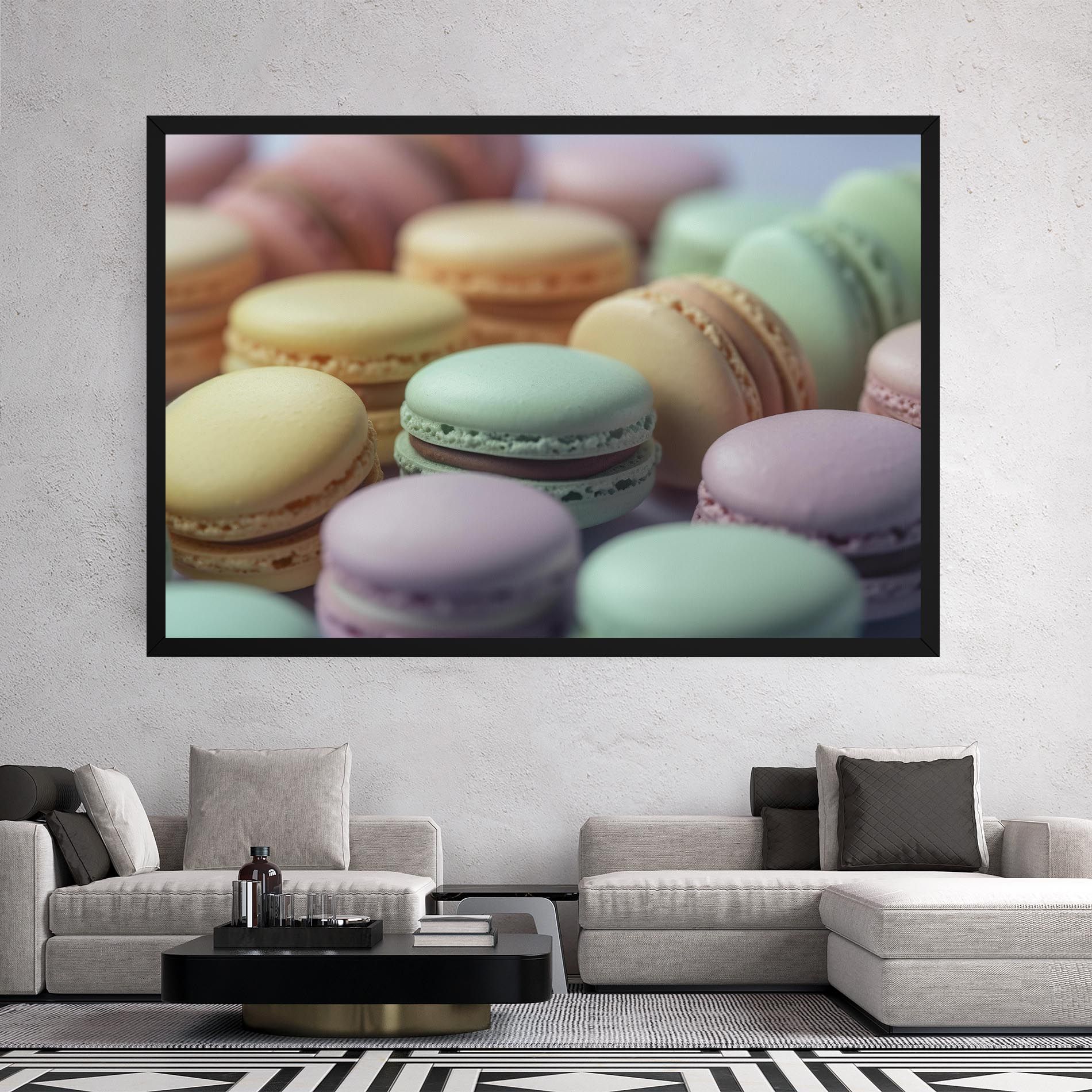 Pastel Macarons mockup 2