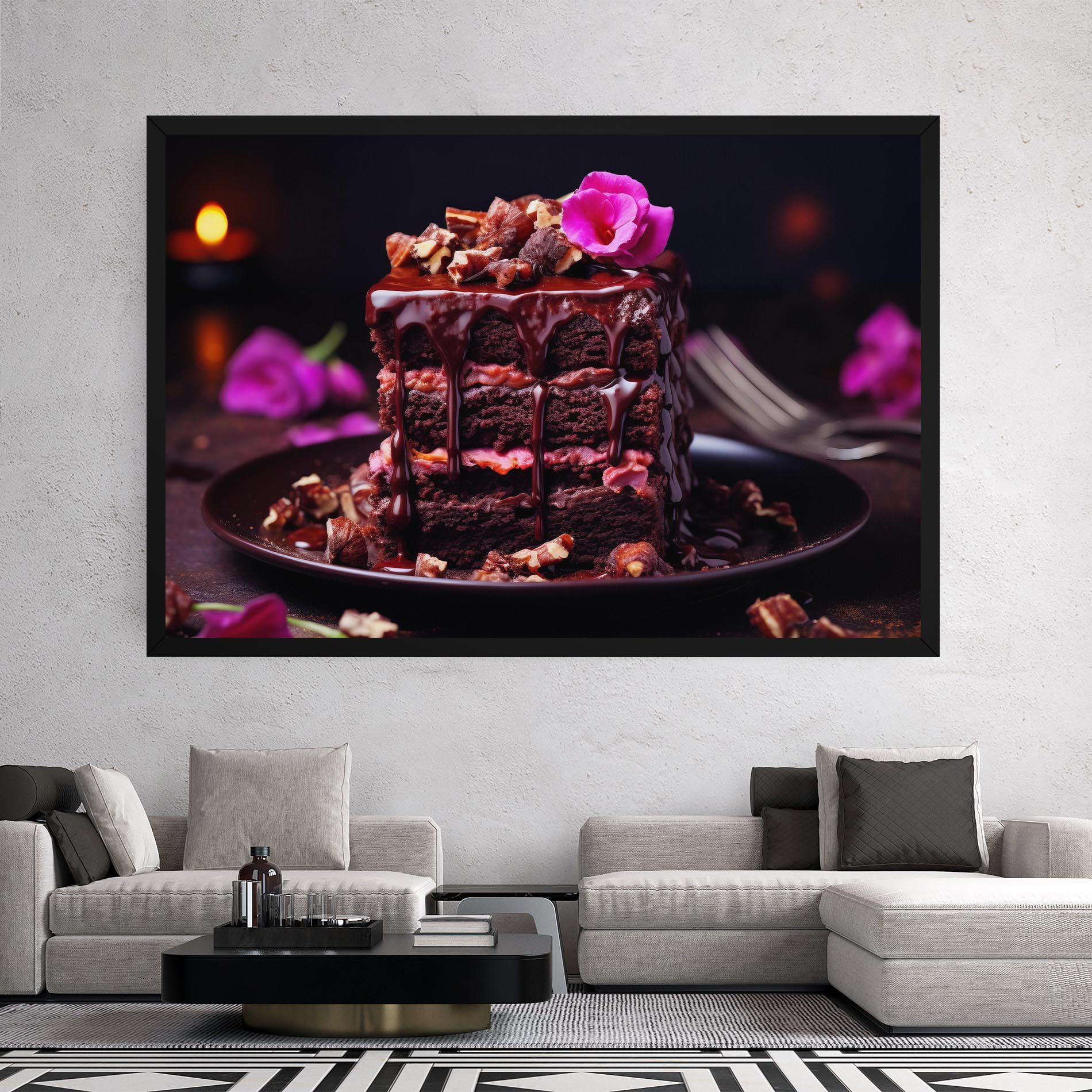 Pink Flower Cake mockup 2