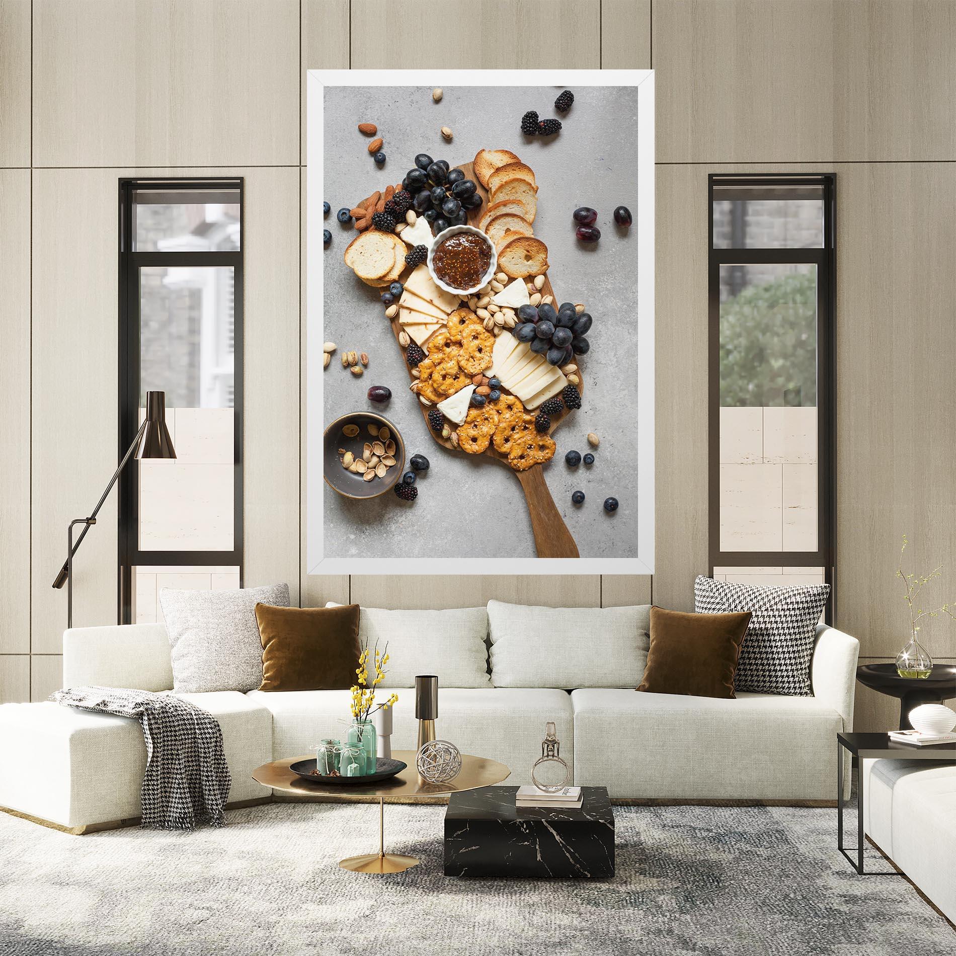 Leinwandbild Appetizers mockup 2