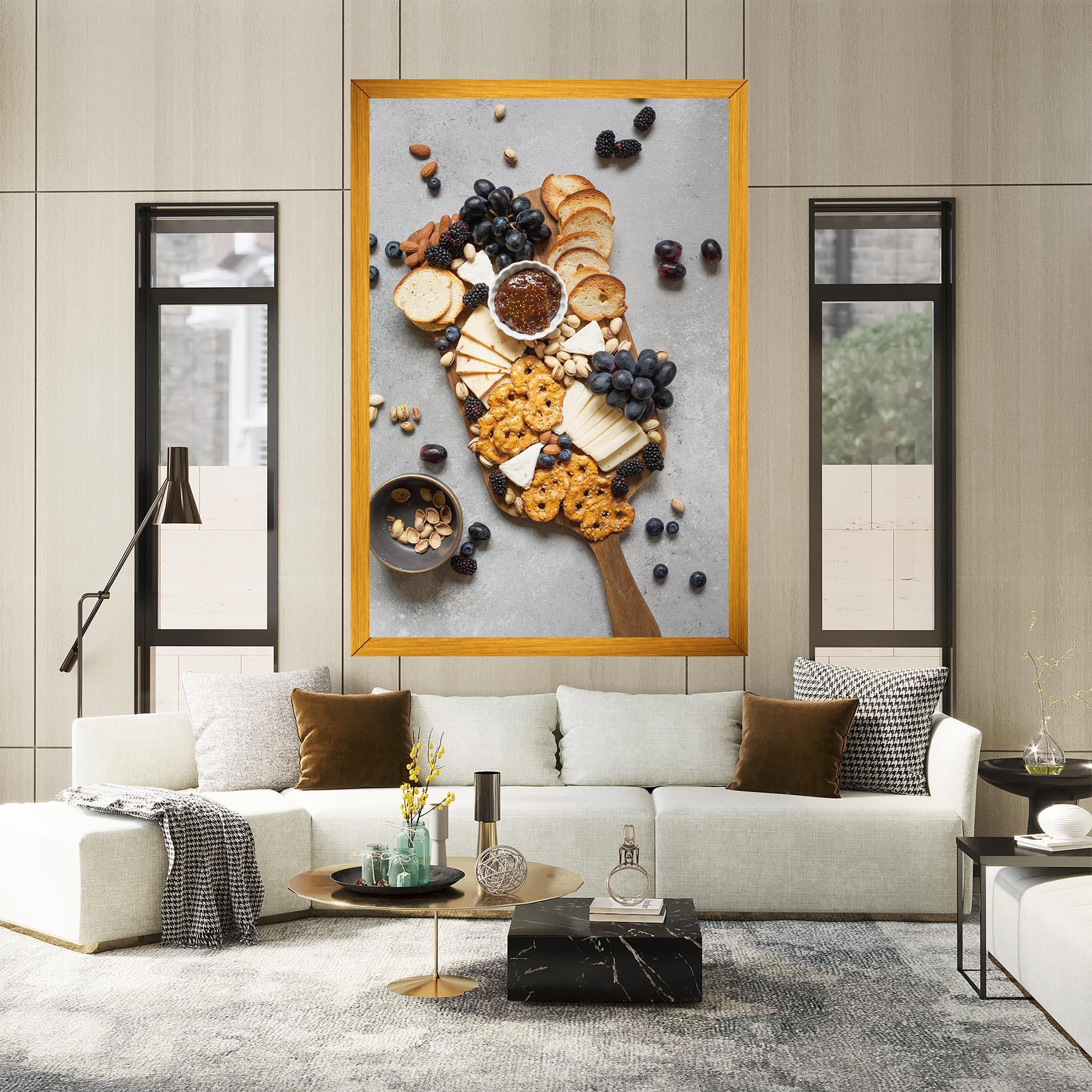 Leinwandbild Appetizers mockup 2