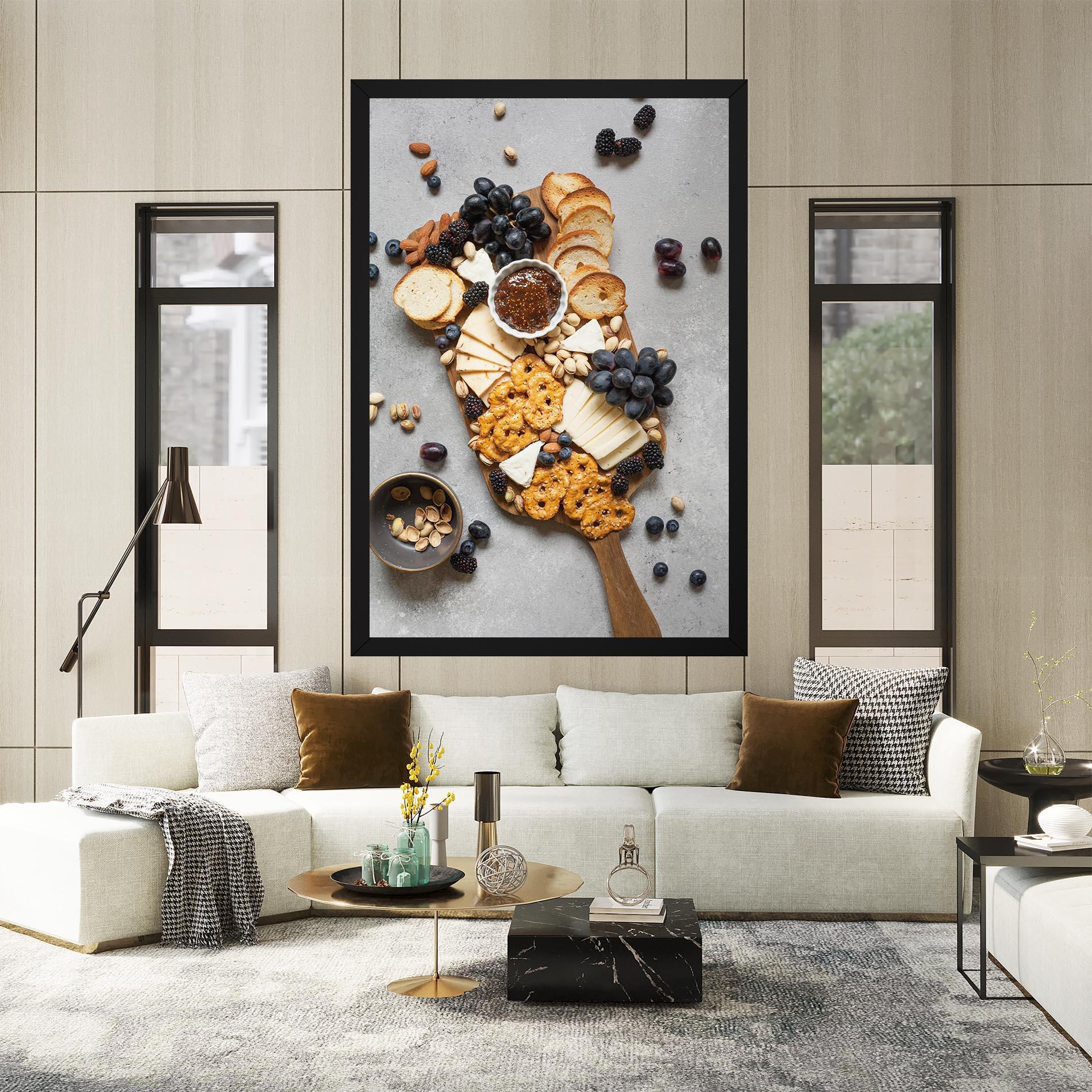 Leinwandbild Appetizers mockup 2