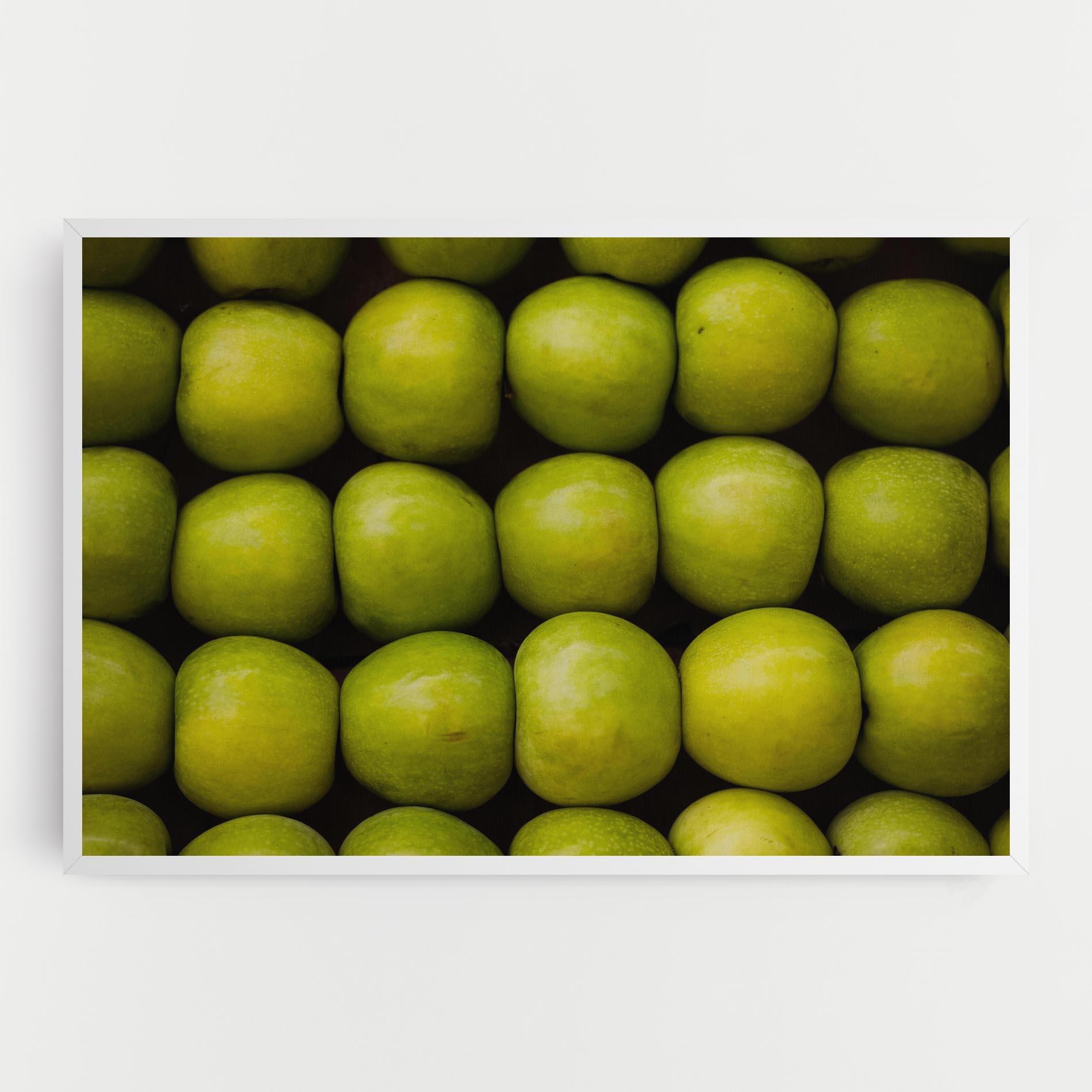 Leinwandbild Apple Wall mockup 0