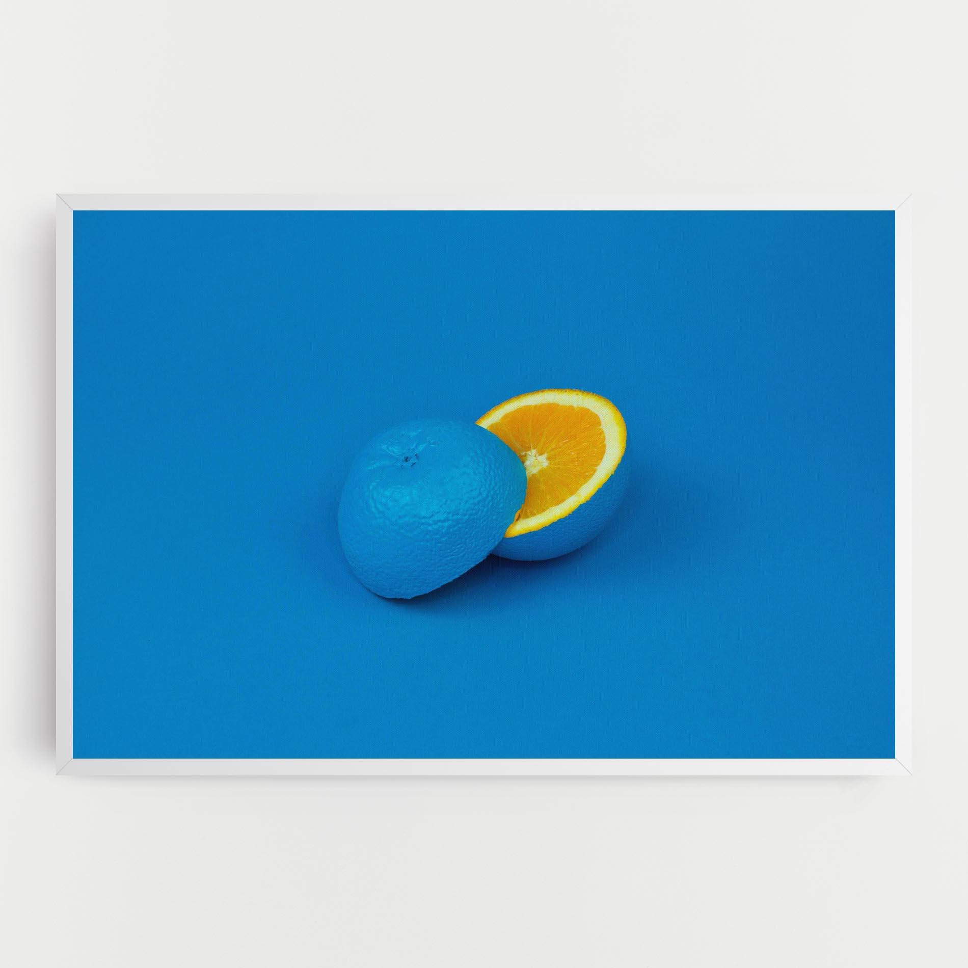 Leinwandbild Blue Orange mockup 0