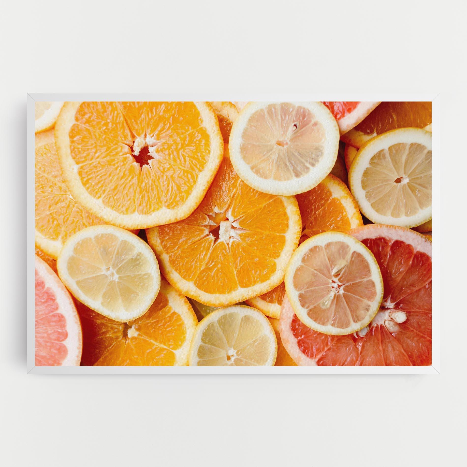 Leinwandbild Citrus Fruits mockup 0