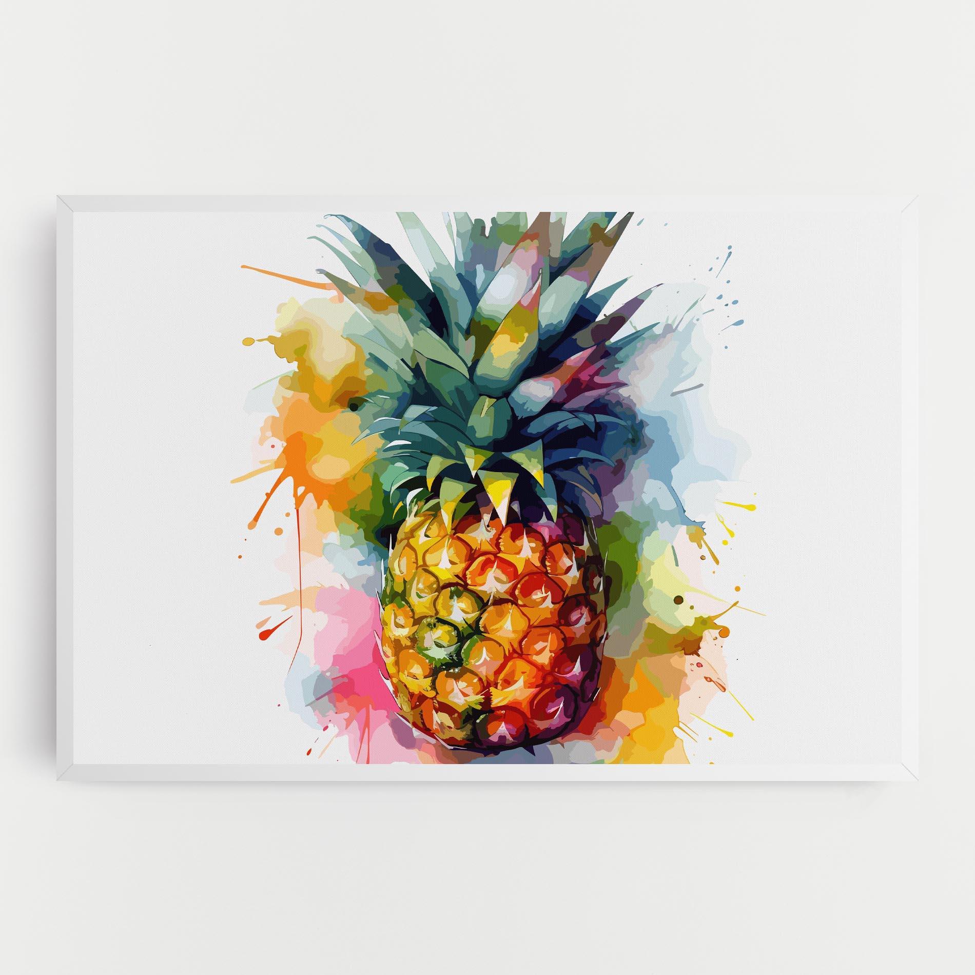 Leinwandbild Color Mix Pineapple mockup 0
