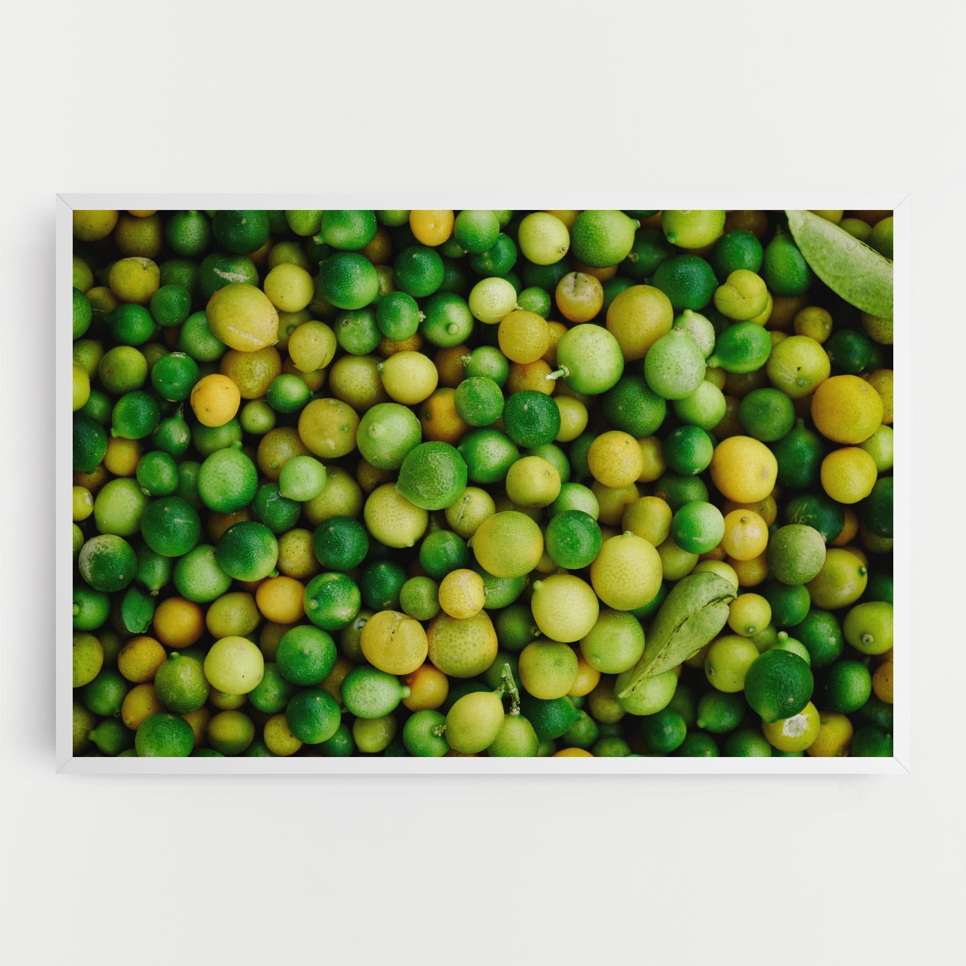 Leinwandbild Green Lime mockup 0