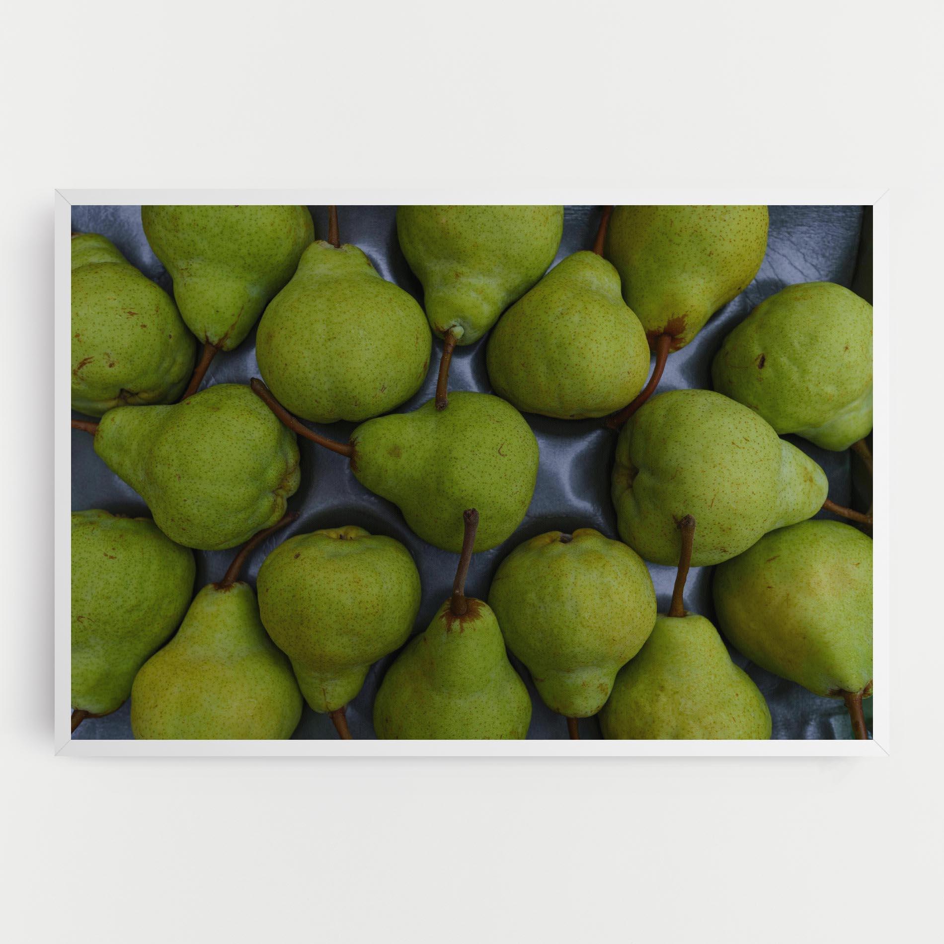 Leinwandbild Green Pear mockup 0