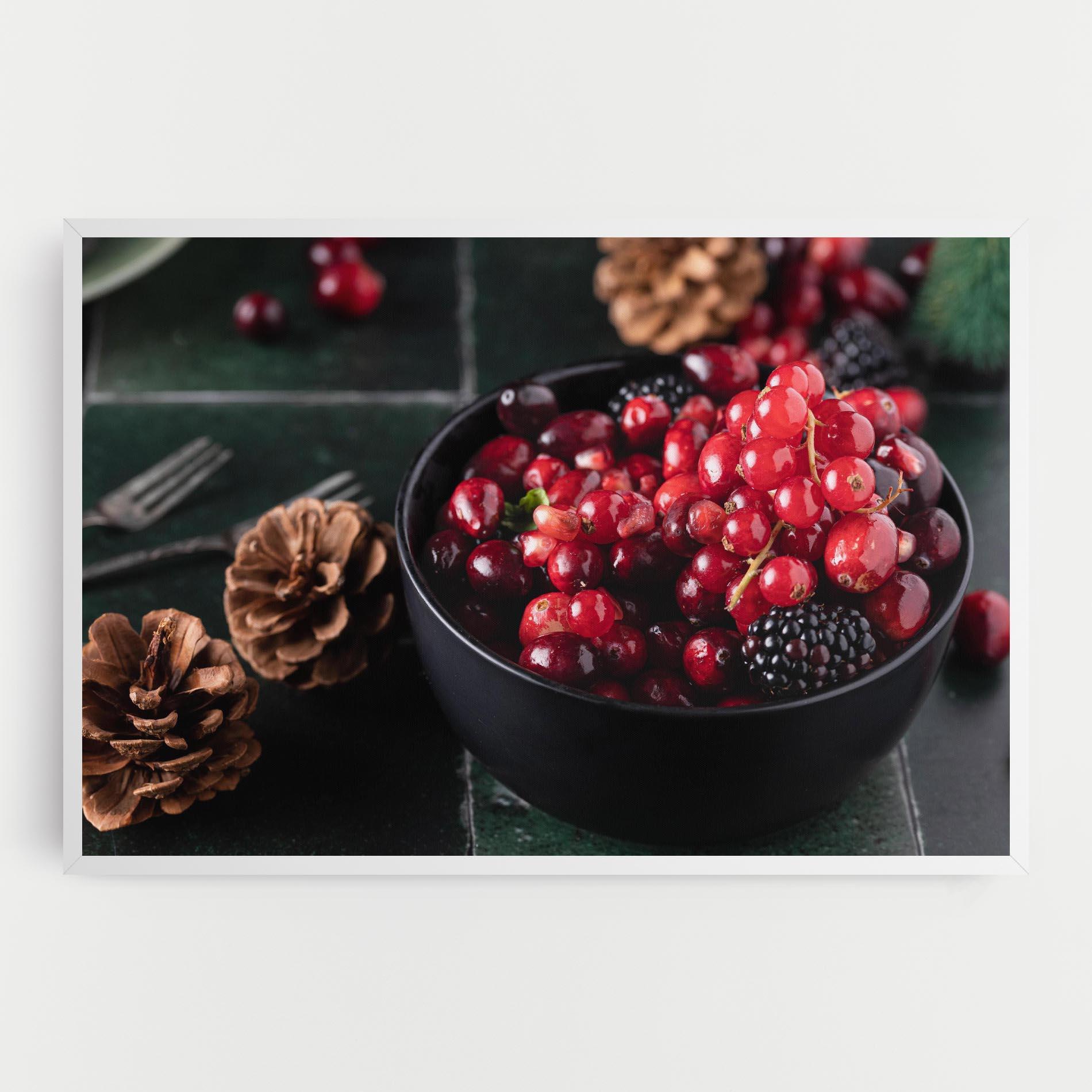 Leinwandbild Red Berries mockup 0