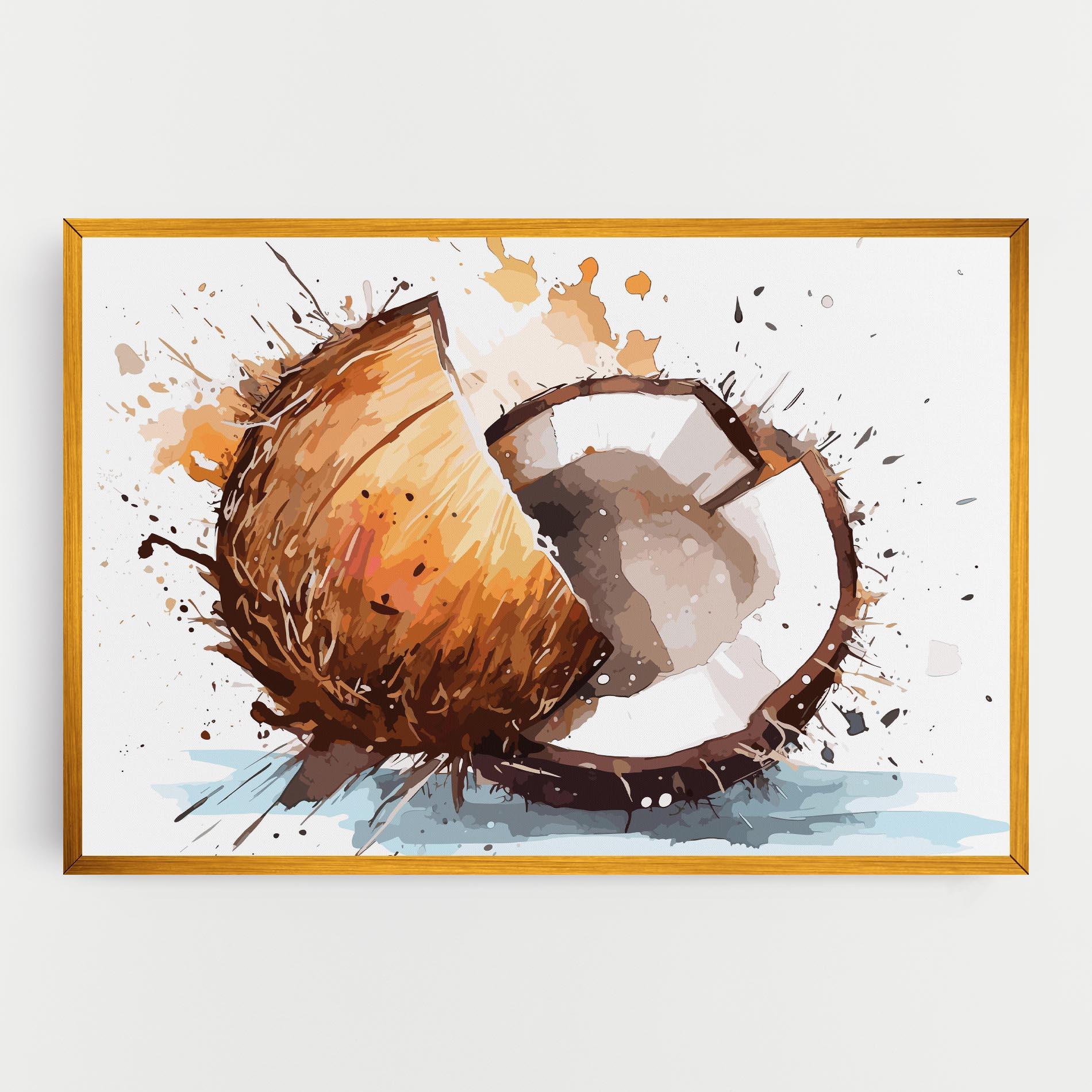 Leinwandbild Coconut Art mockup 0