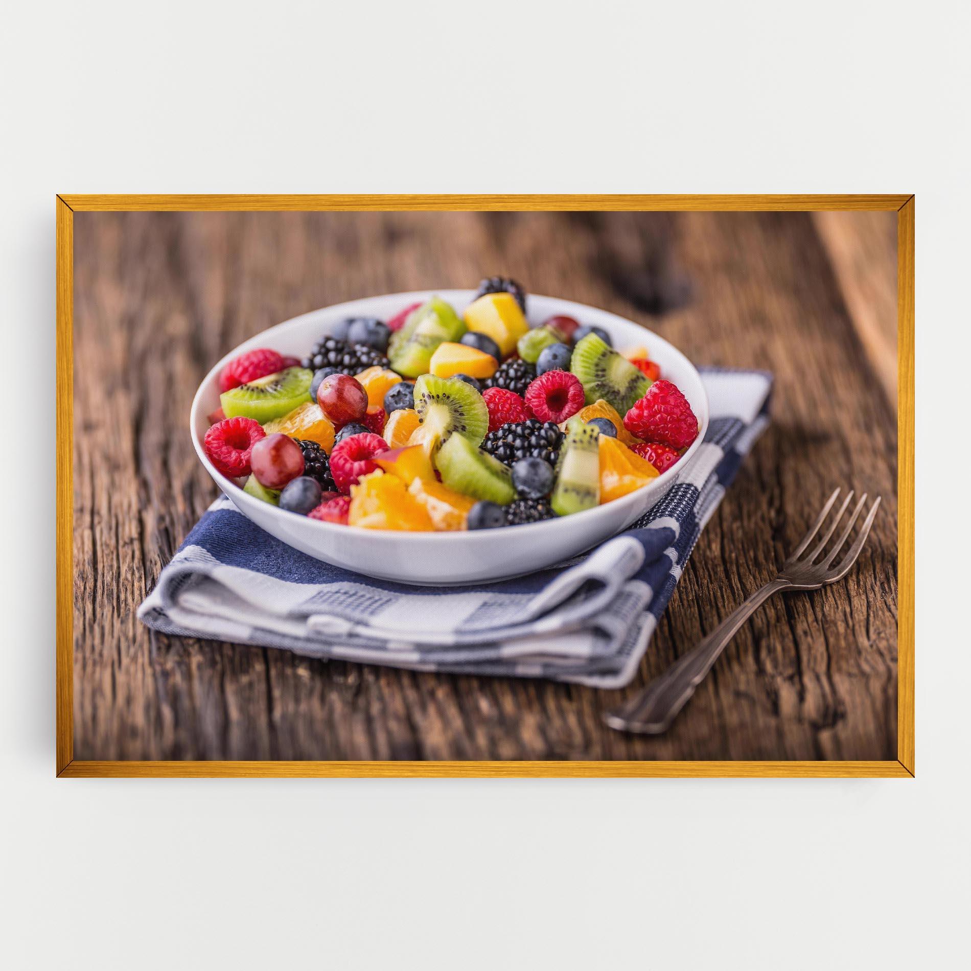 Leinwandbild Fruit Salad mockup 0