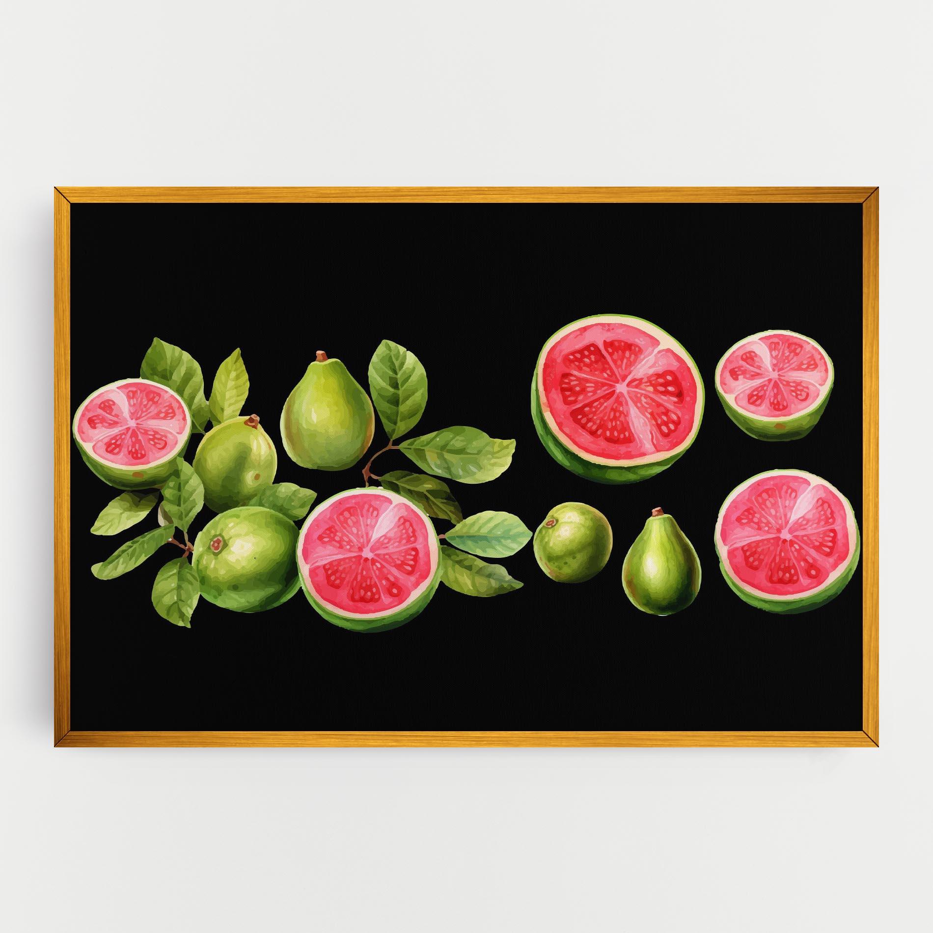 Leinwandbild Green Fruit mockup 0
