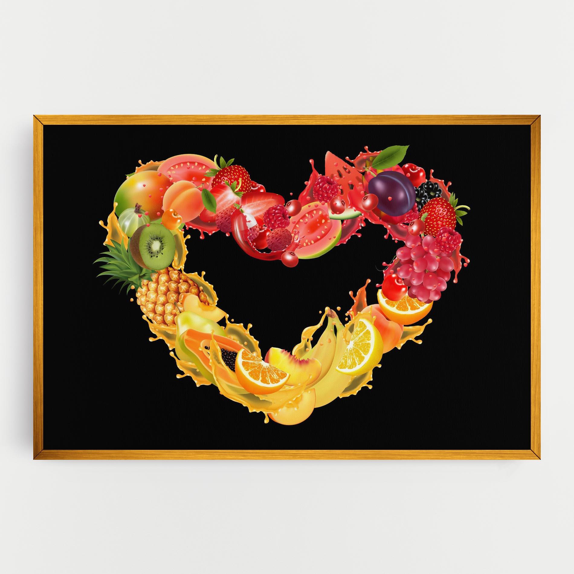 Leinwandbild Juice Frame mockup 0