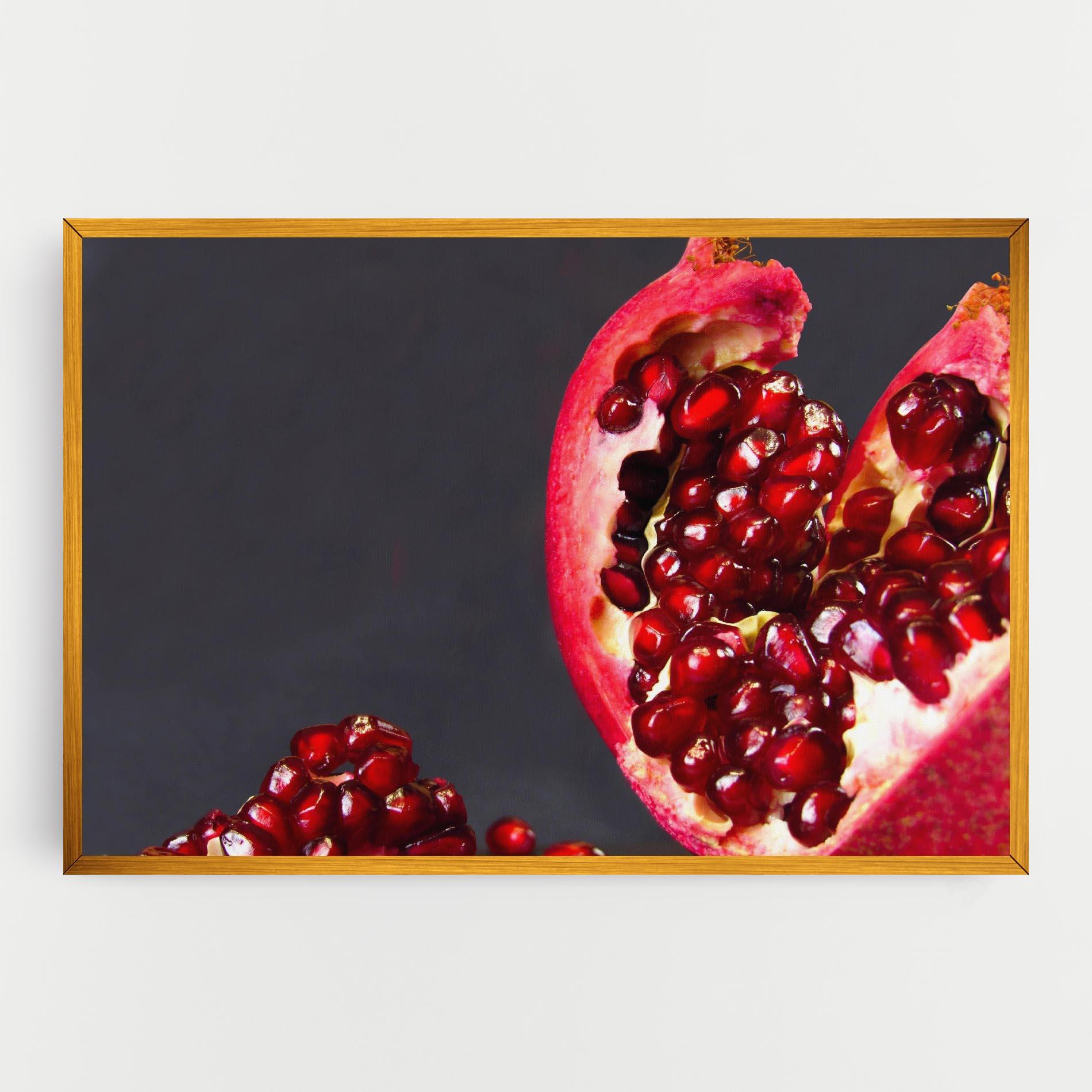 Leinwandbild Open Pomegranate mockup 0