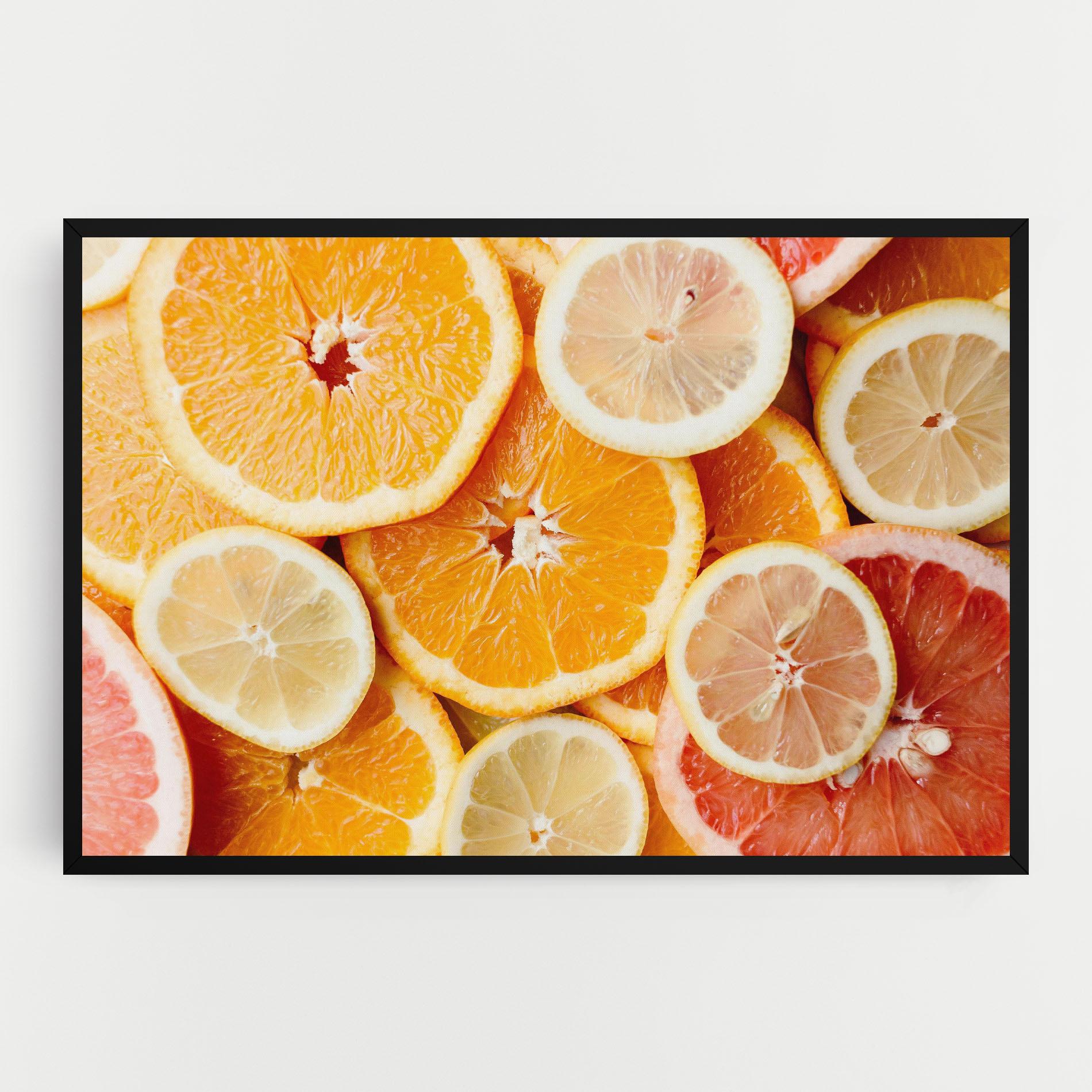 Leinwandbild Citrus Fruits mockup 0