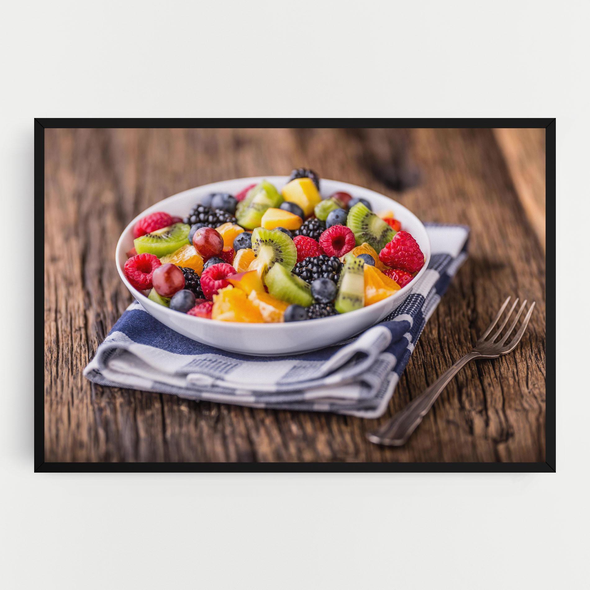 Leinwandbild Fruit Salad mockup 0