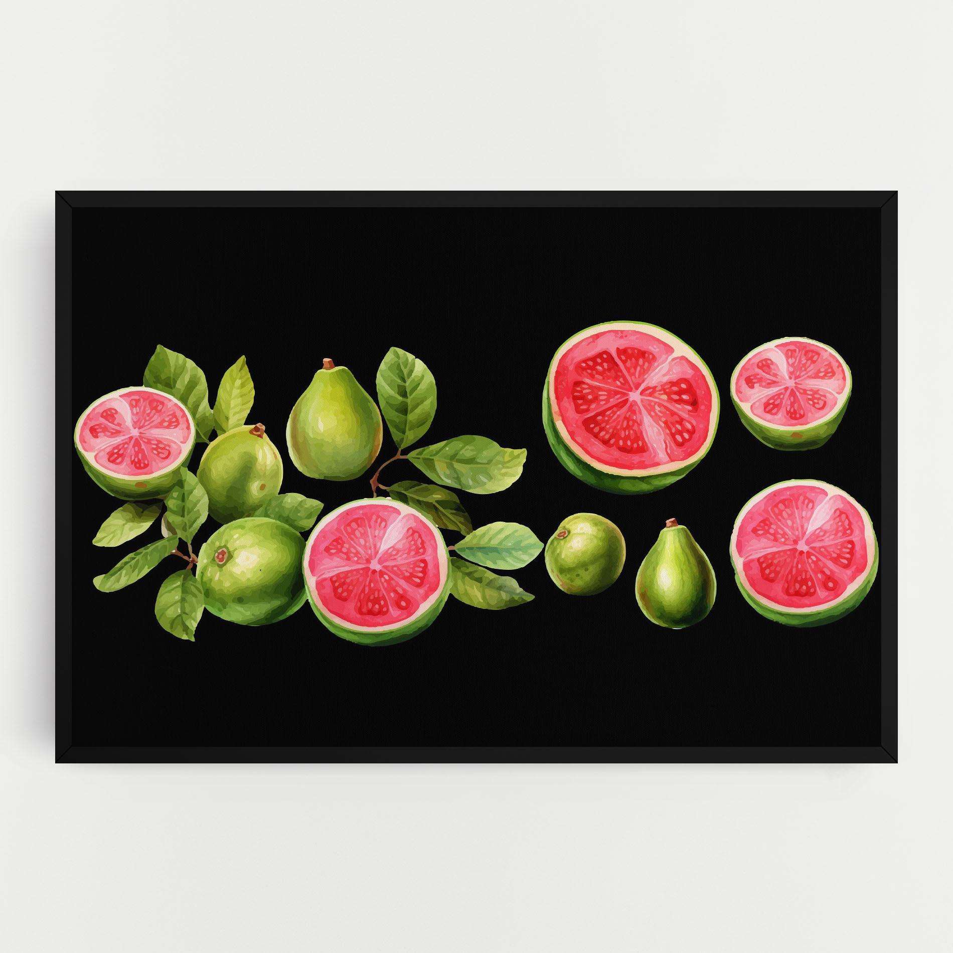 Leinwandbild Green Fruit mockup 0