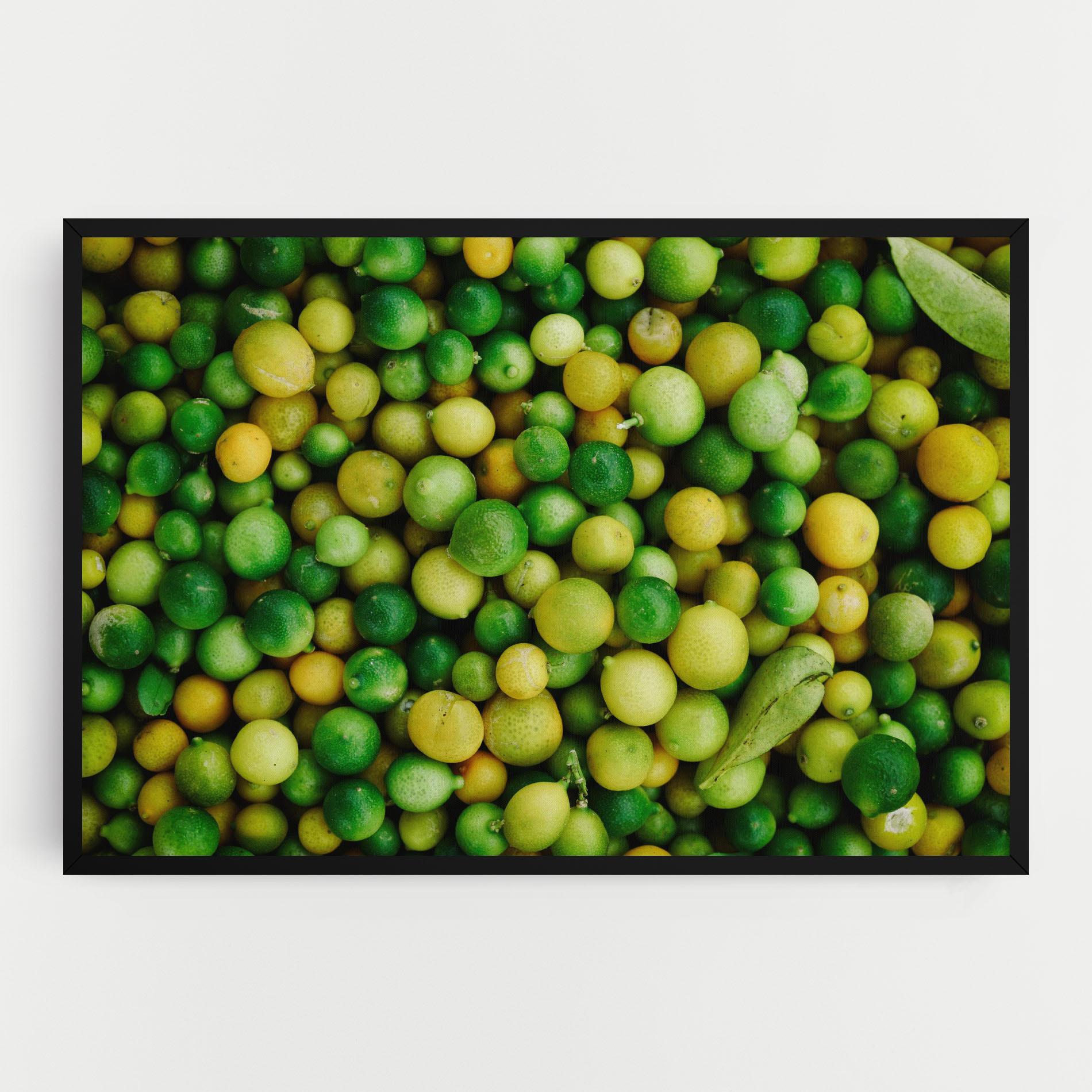 Leinwandbild Green Lime mockup 0
