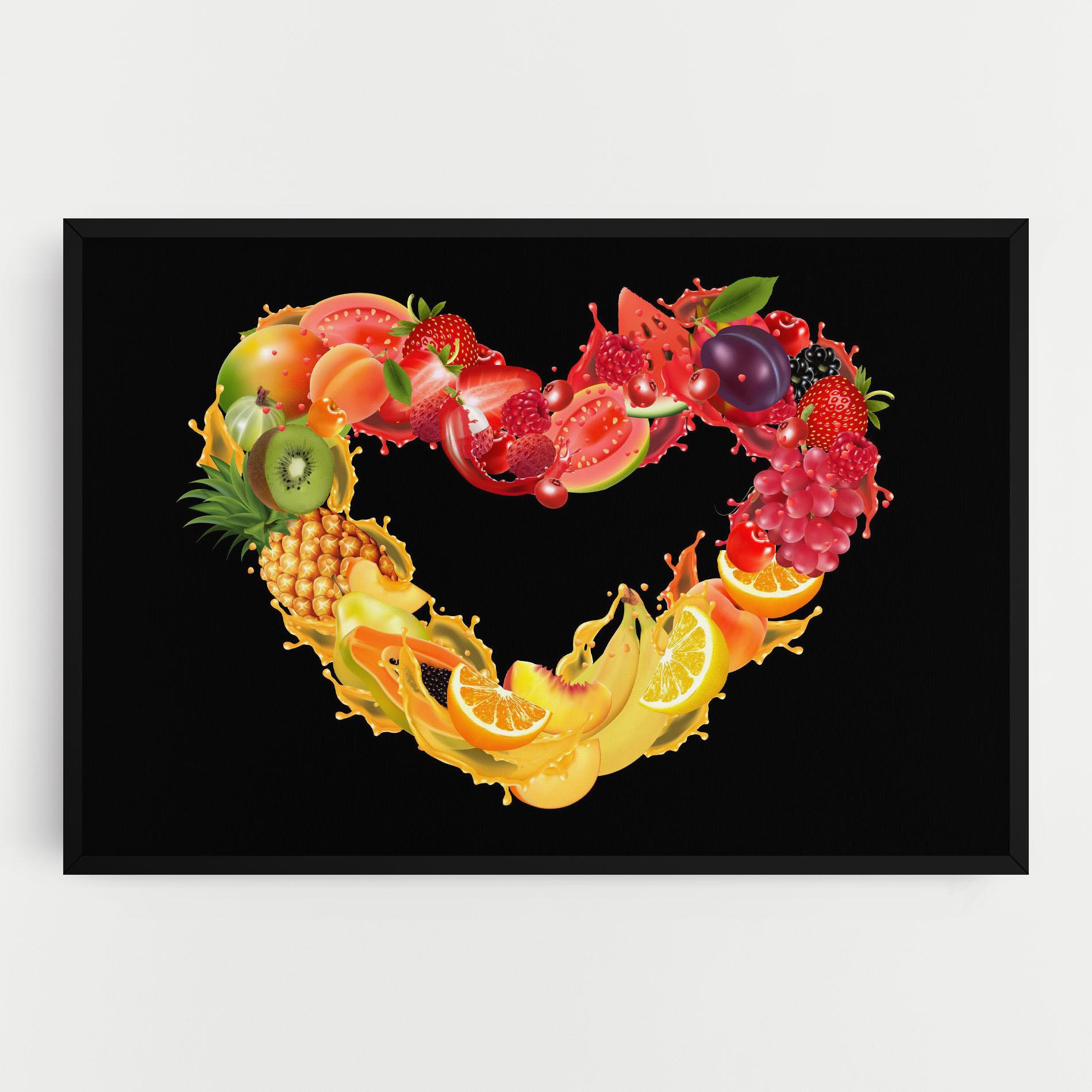 Leinwandbild Juice Frame mockup 0