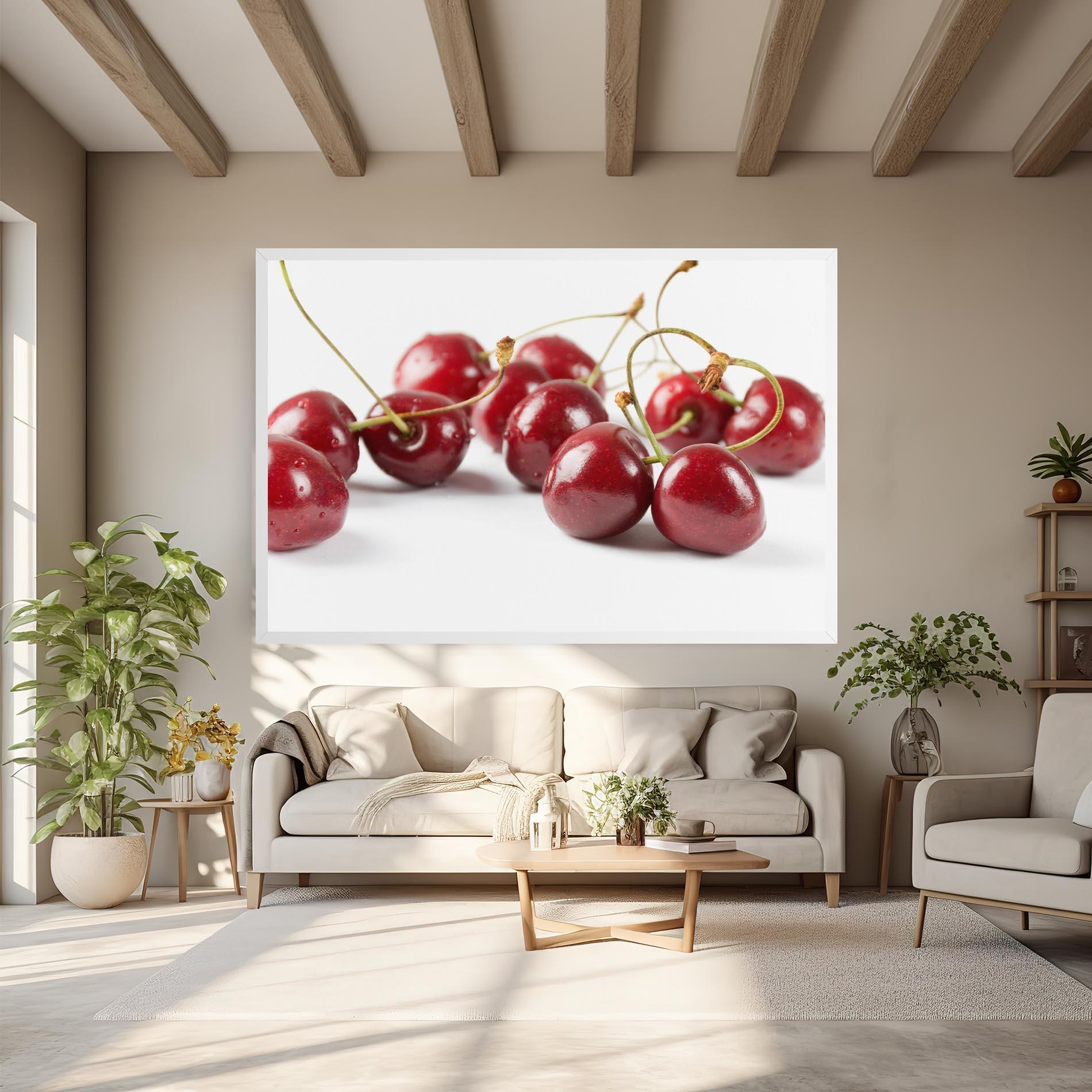 Leinwandbild Cherry Berries mockup 6