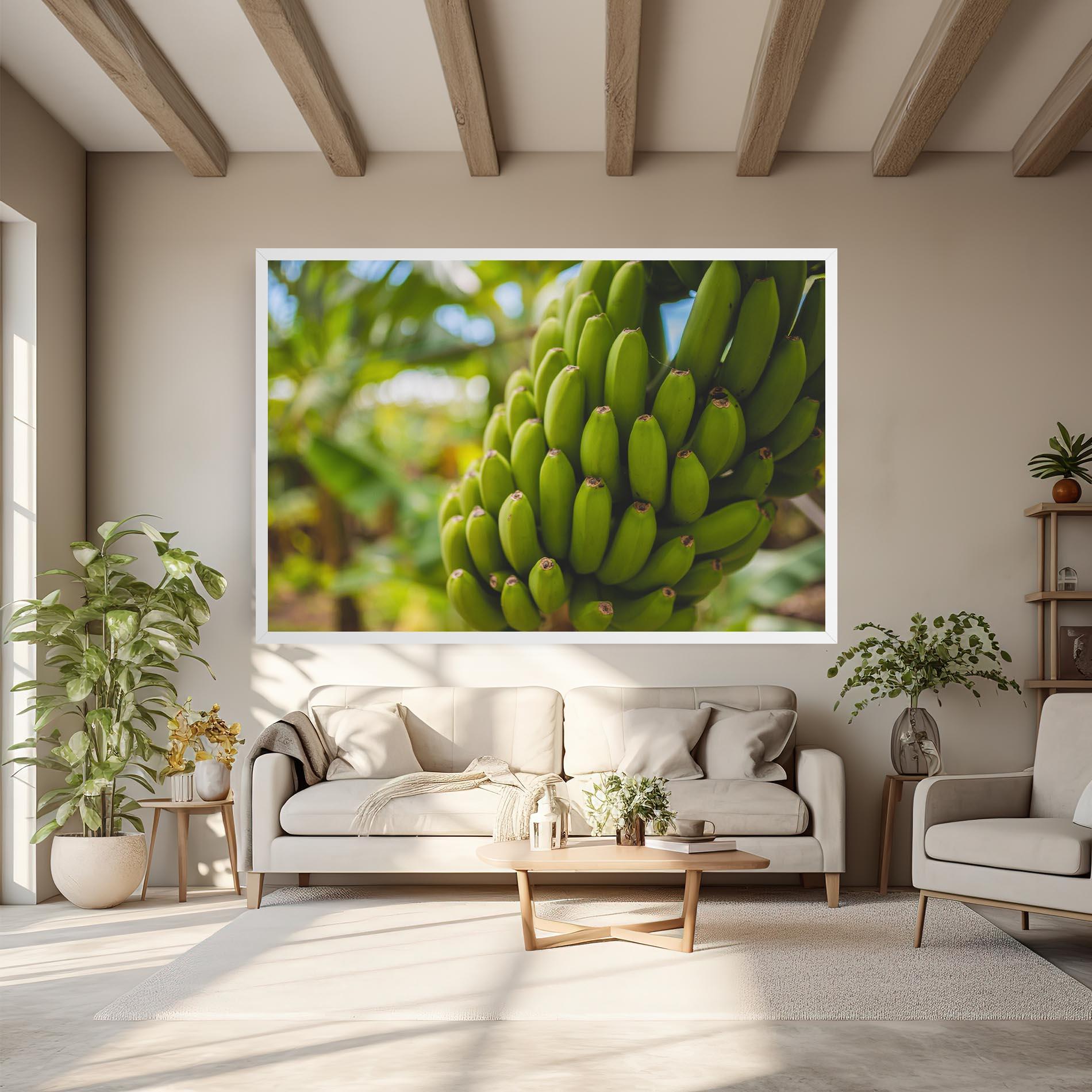 Leinwandbild Green Banana mockup 6