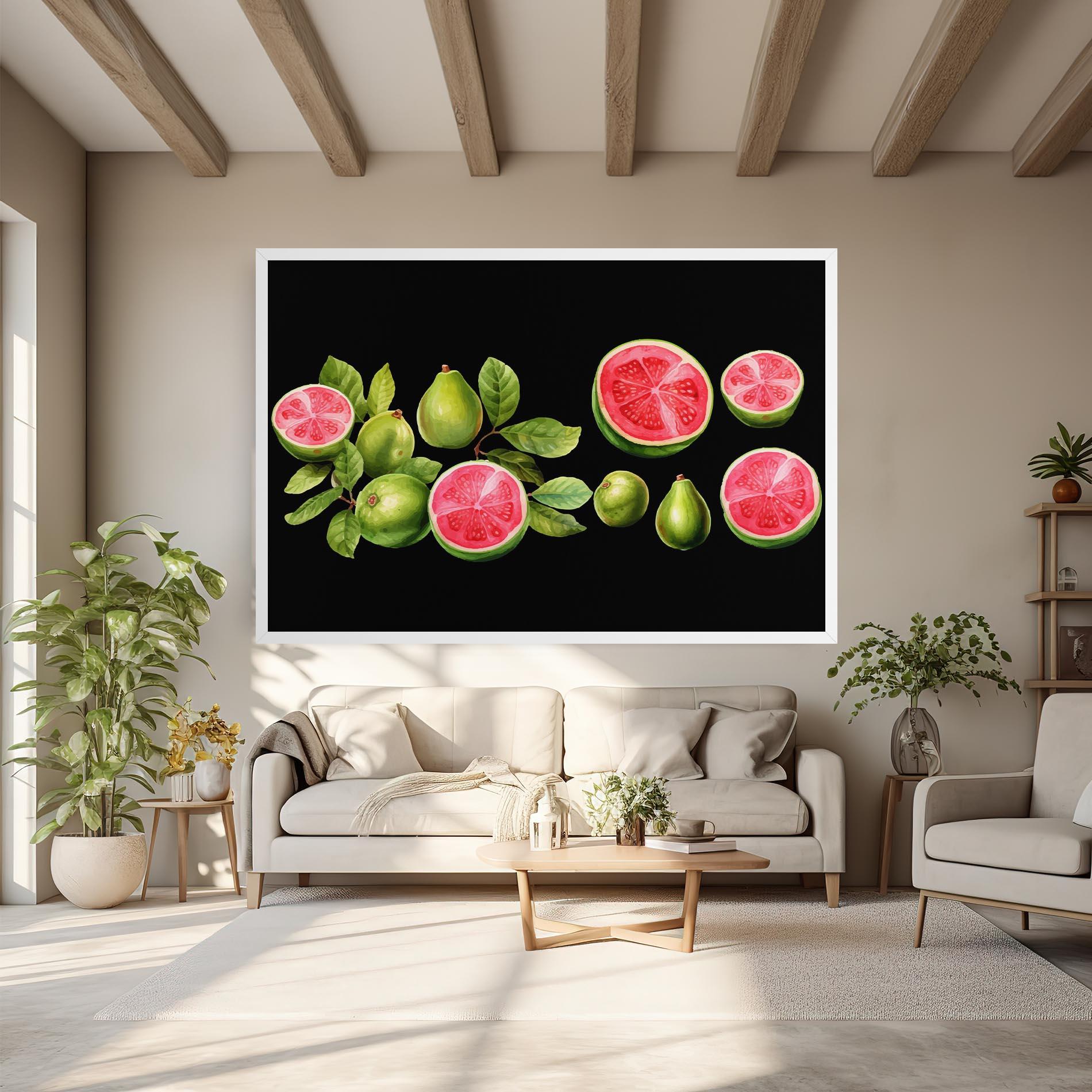 Leinwandbild Green Fruit mockup 6