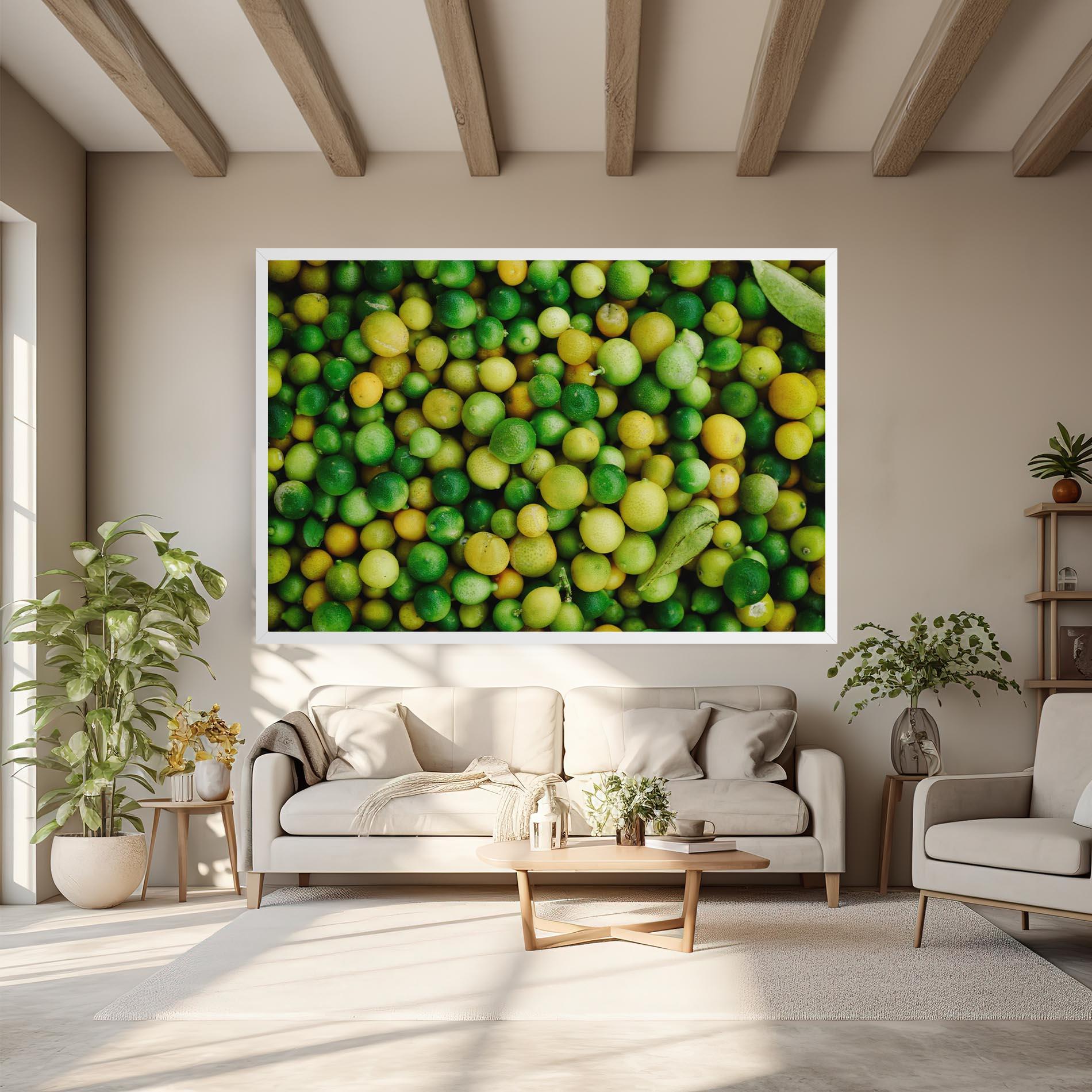 Leinwandbild Green Lime mockup 6