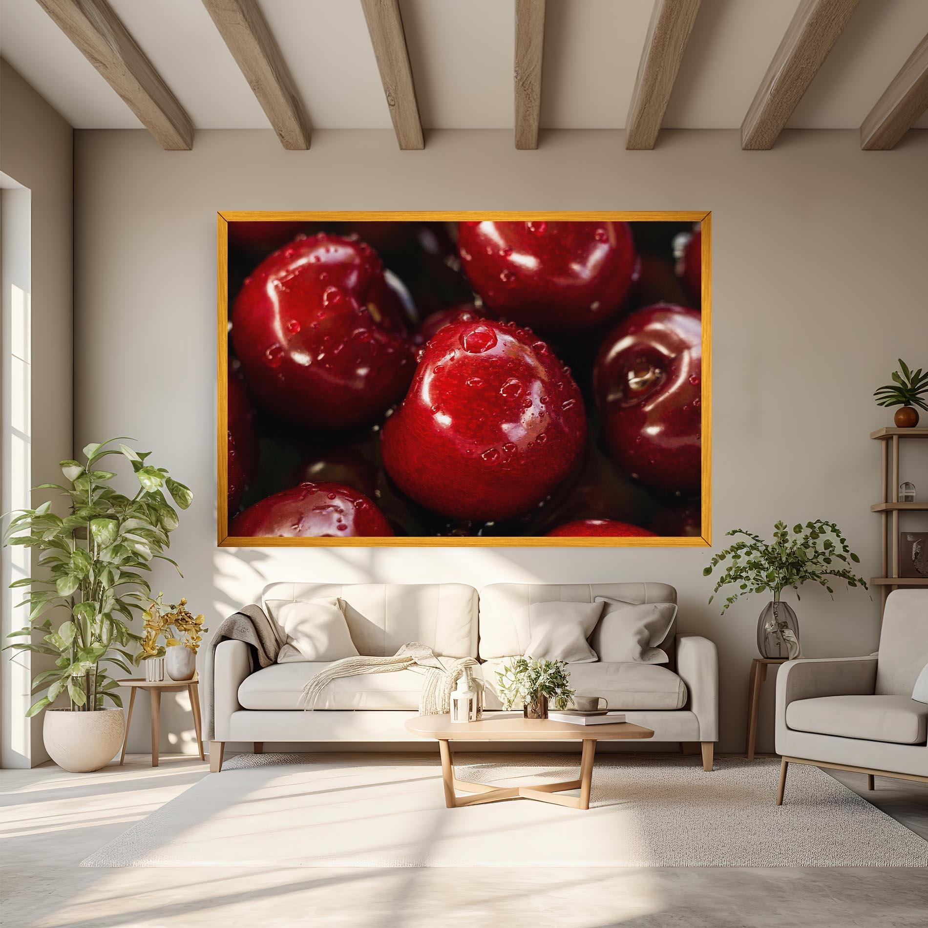 Leinwandbild Cherries mockup 6