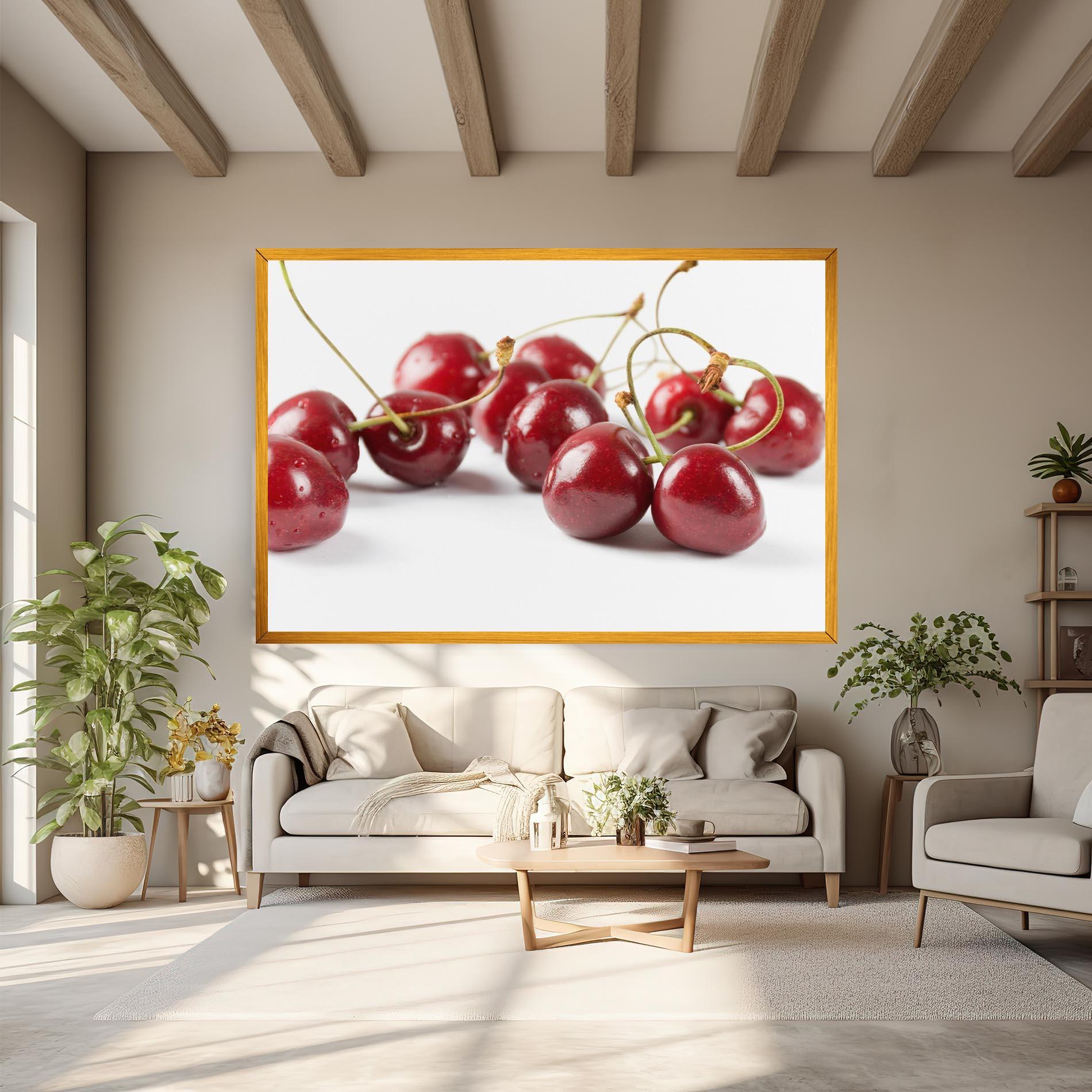 Leinwandbild Cherry Berries mockup 6