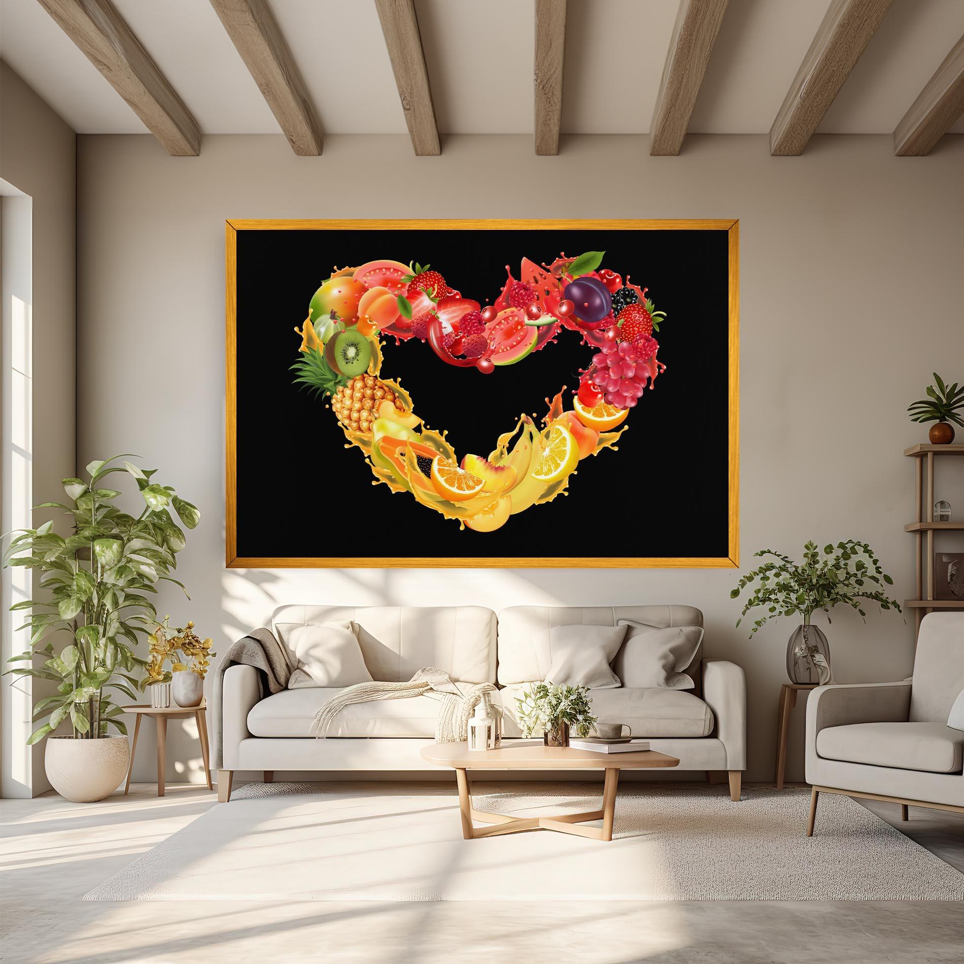 Leinwandbild Juice Frame mockup 6