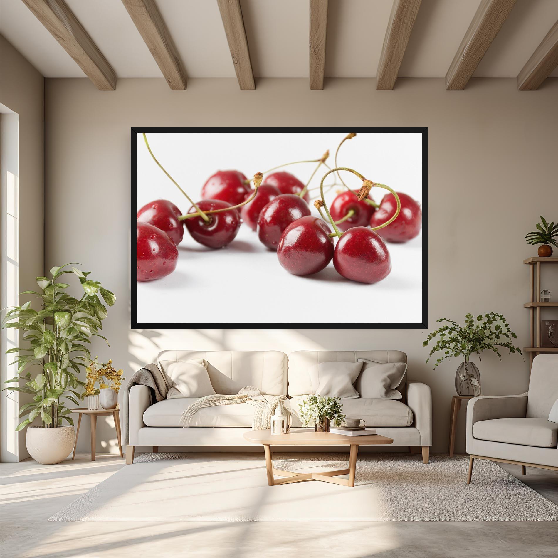 Leinwandbild Cherry Berries mockup 6