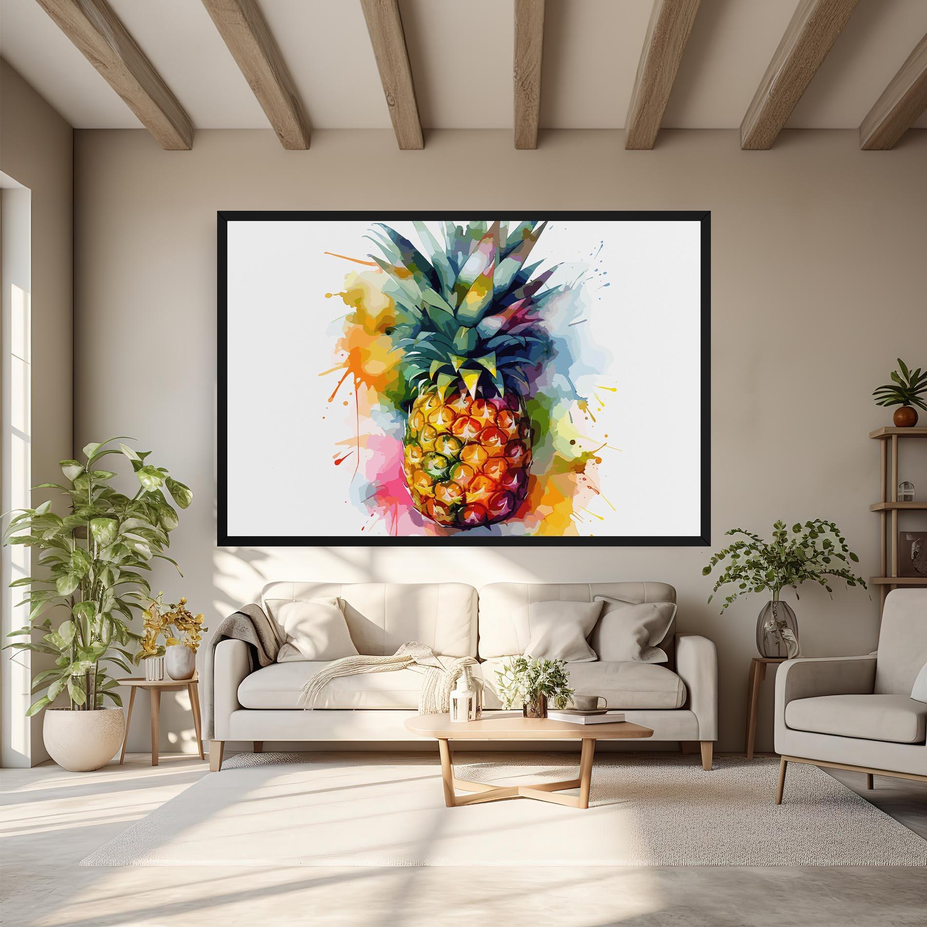 Leinwandbild Color Mix Pineapple mockup 6