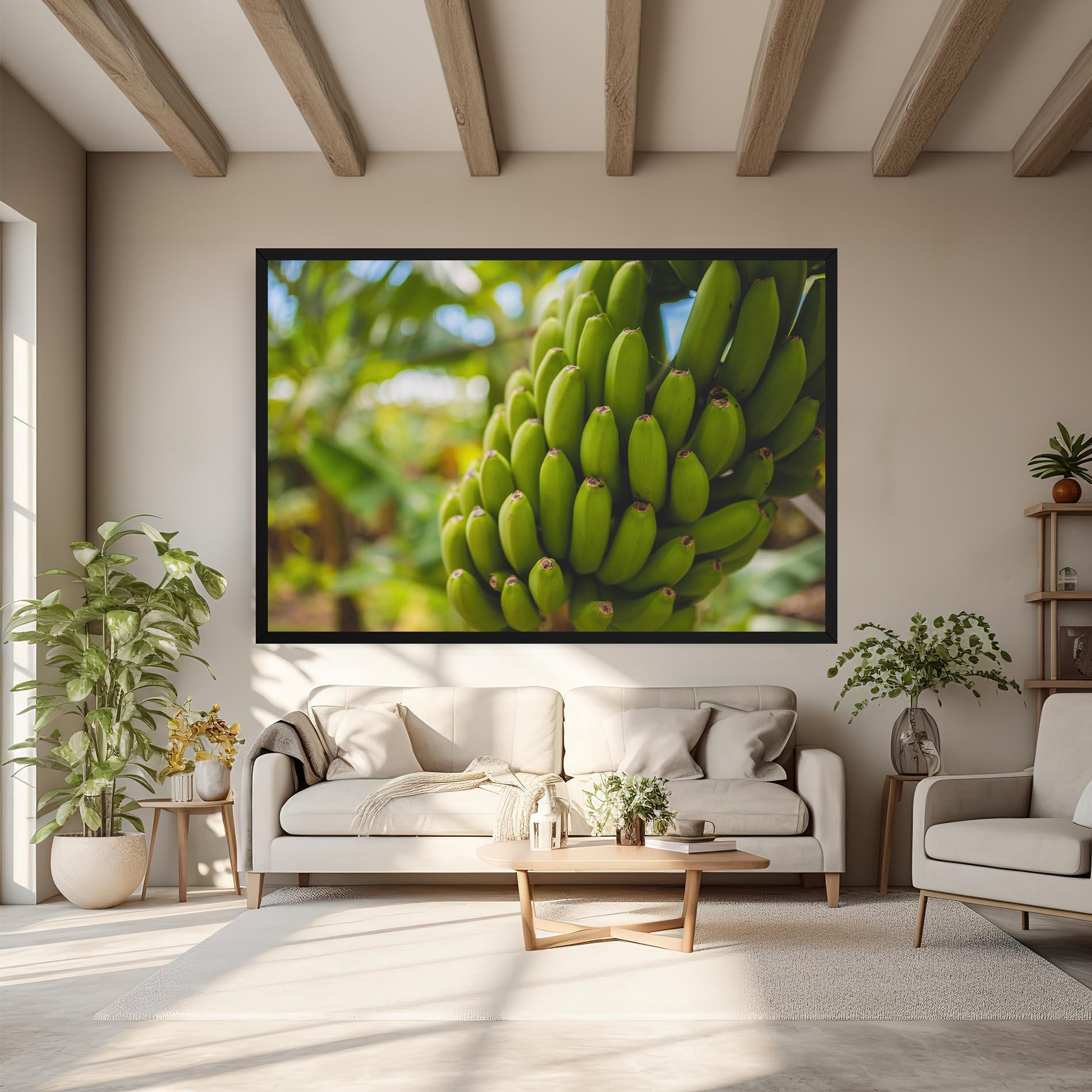 Leinwandbild Green Banana mockup 6