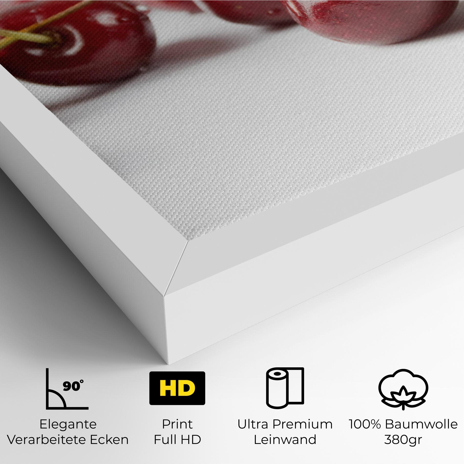 Leinwandbild Cherry Berries mockup 4