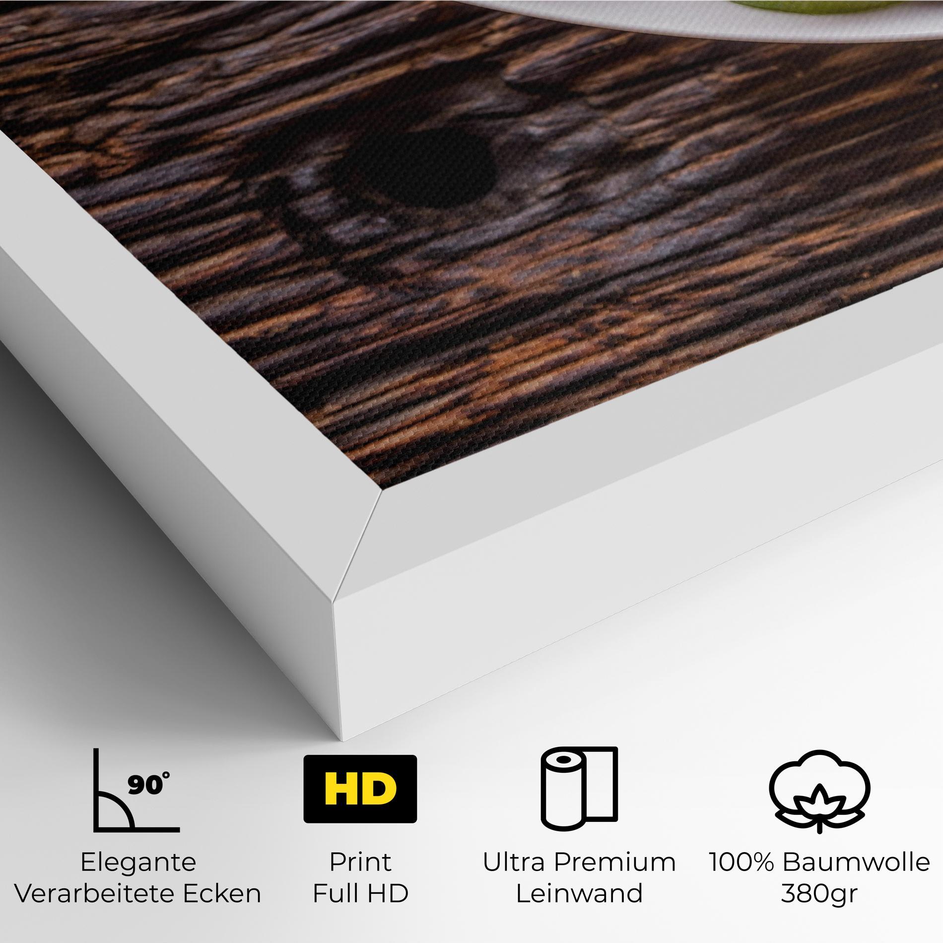 Leinwandbild Fresh Fruit Salad mockup 4