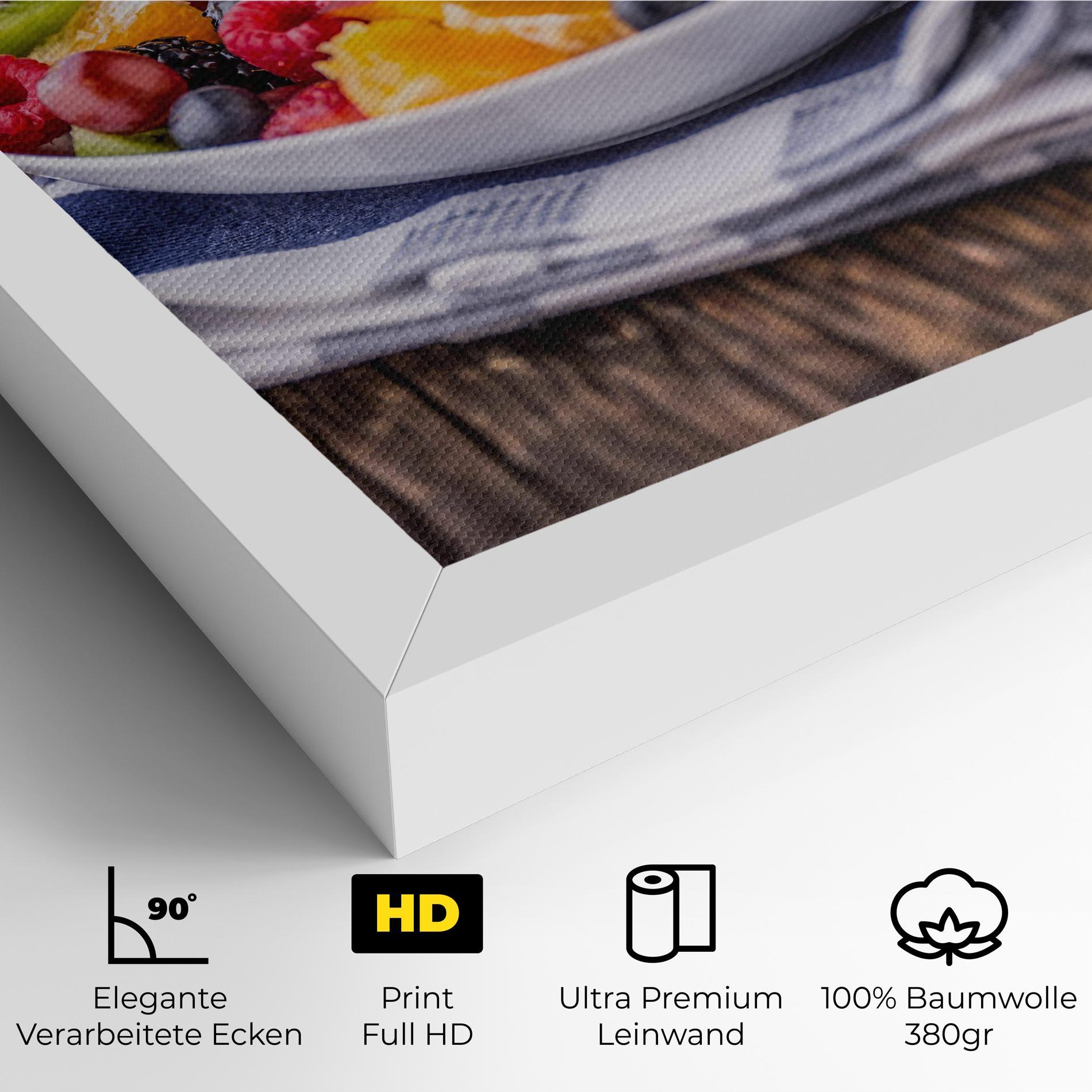 Leinwandbild Fruit Salad mockup 4
